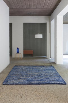 Cambon, Handwoven Rug Inspired by Chanel Tweed Made with Recycled Denim