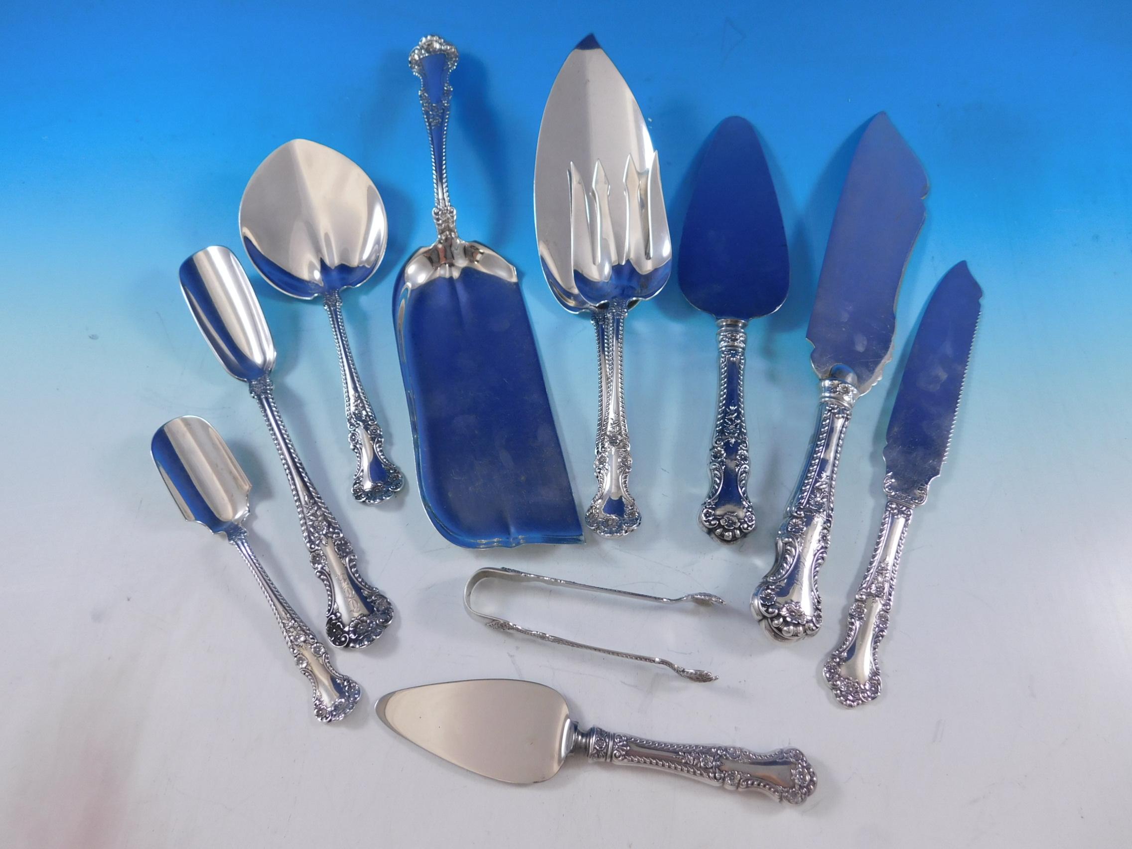 Cambridge by Gorham Sterling Silver Flatware Service for 12 Set 310 Pieces For Sale 4