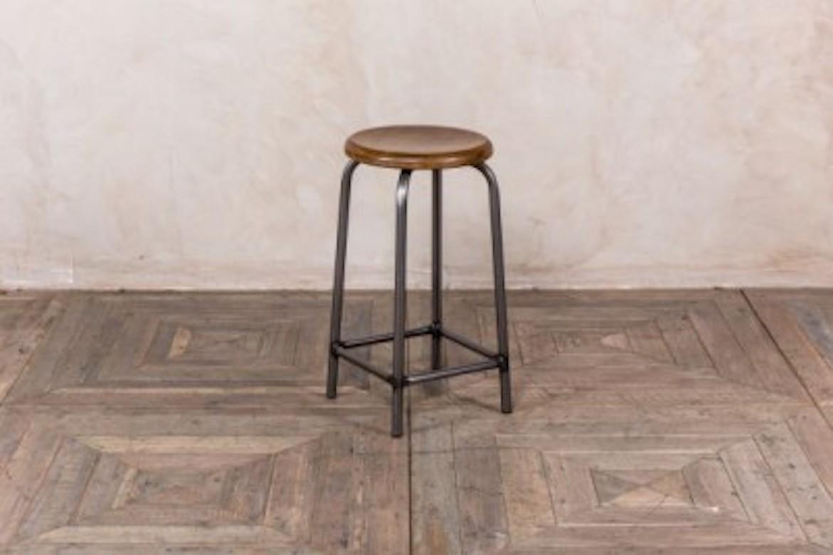 A fine Cambridge Industrial design bar stool range, 20th century.

A simple, stylish design ideal for any home or business, this UK-manufactured industrial design bar stool would add vintage charm to any interior.

The stool is available in two