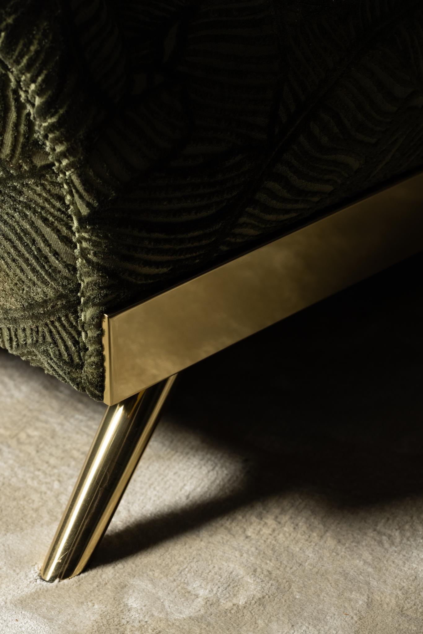 Chaise longue Cambridge dans le style des années 1930, fabriquée à la main au Portugal par Greenapple en vente 2