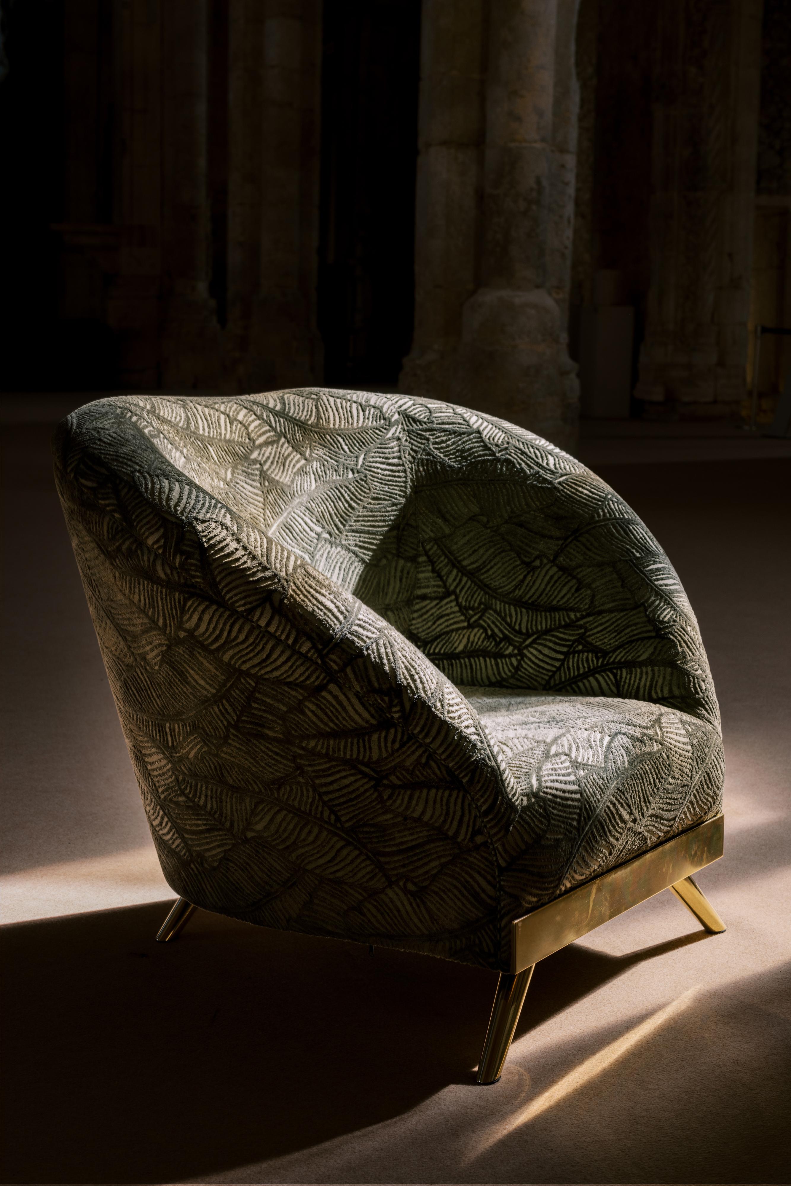 Chaise longue Cambridge dans le style des années 1930, fabriquée à la main au Portugal par Greenapple en vente 4