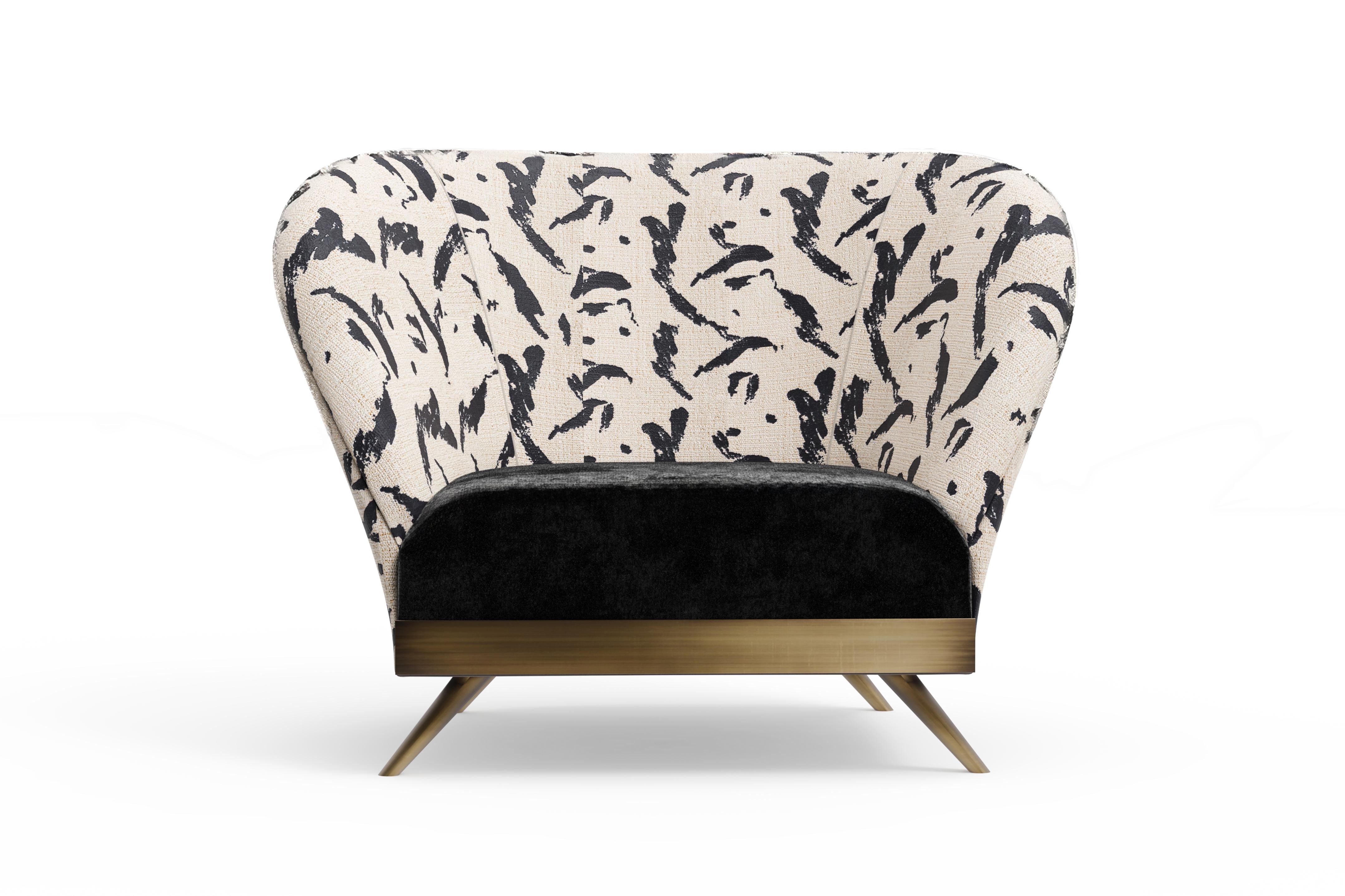 Mid-Century Modern Chaise longue Cambridge dans le style des années 1930, fabriquée à la main au Portugal par Greenapple en vente
