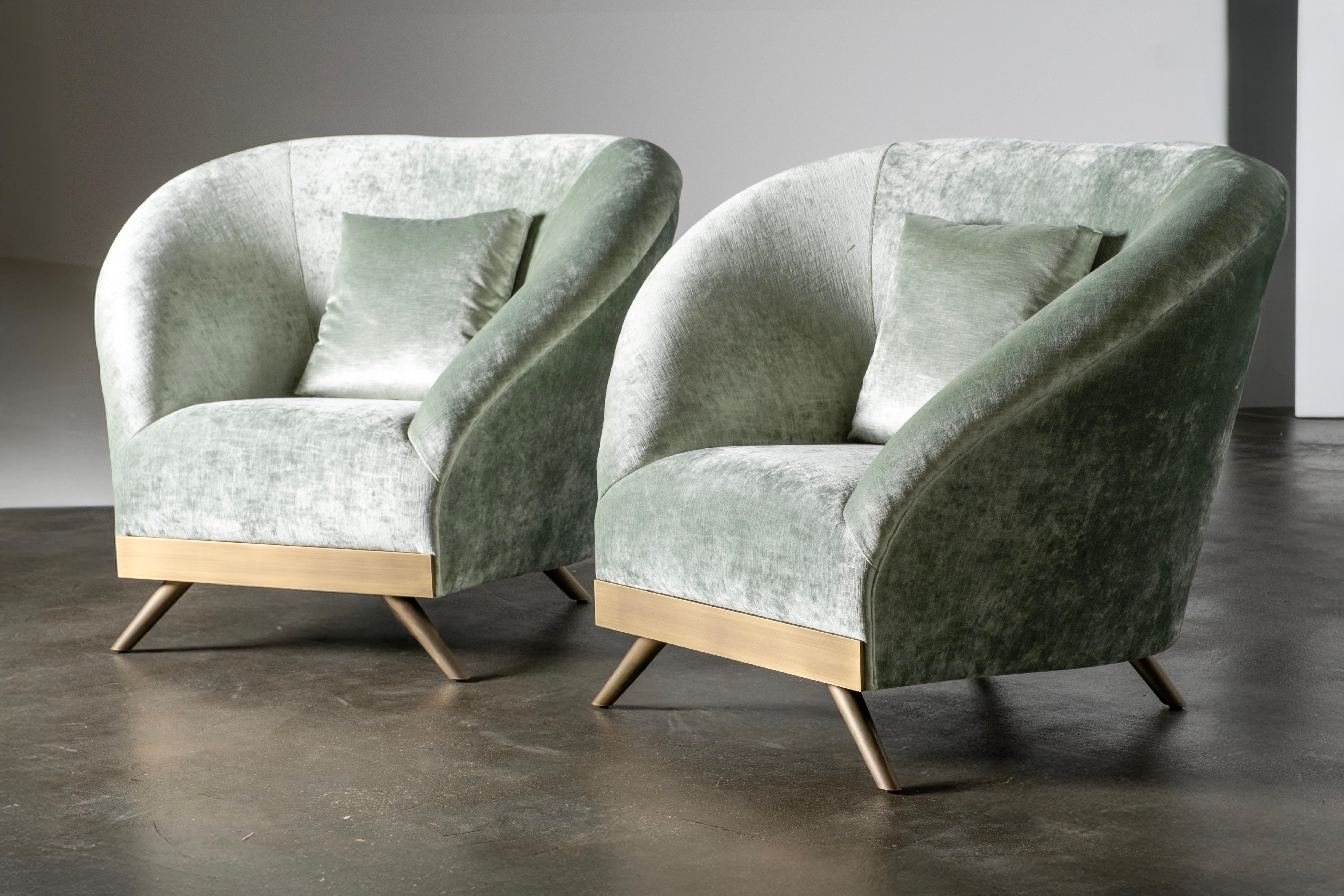 Poli Chaise longue Cambridge dans le style des années 1930, fabriquée à la main au Portugal par Greenapple en vente