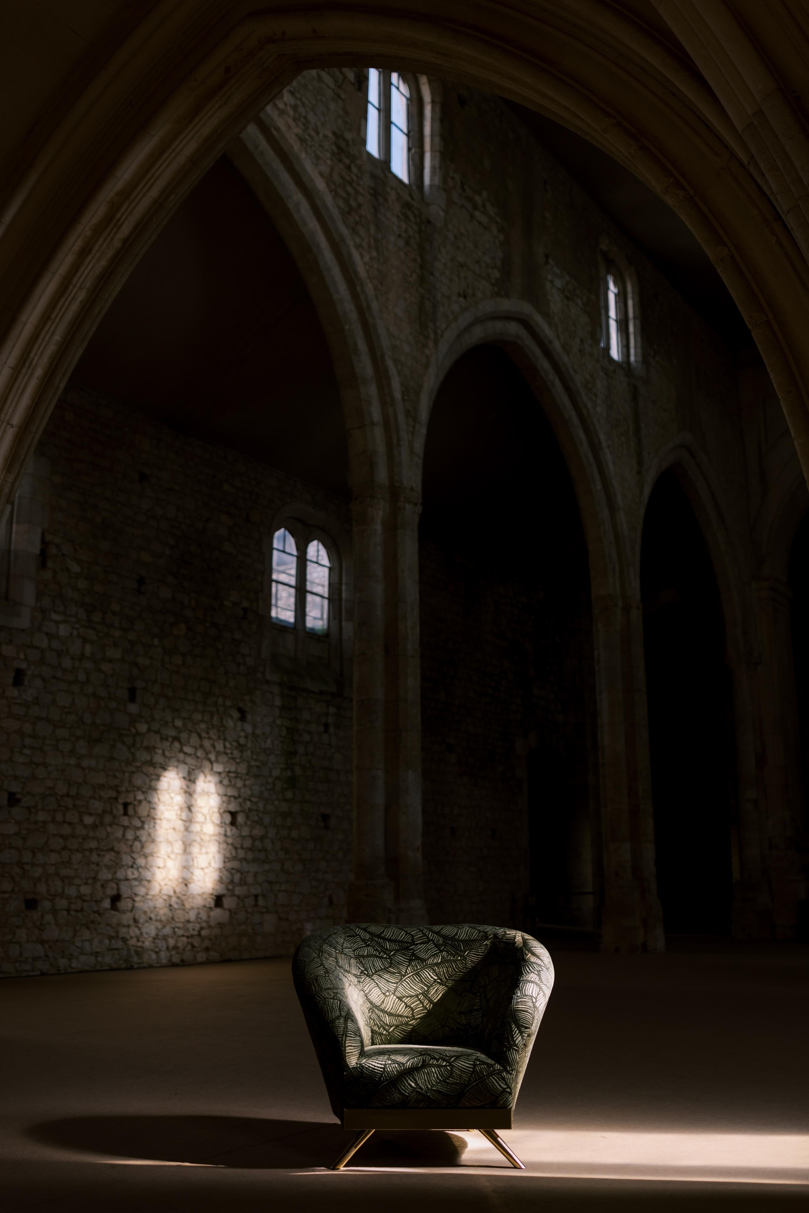 Chaise longue Cambridge dans le style des années 1930, fabriquée à la main au Portugal par Greenapple en vente 1
