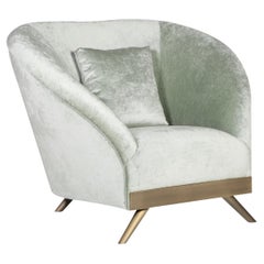 Chaise longue Cambridge dans le style des années 1930, fabriquée à la main au Portugal par Greenapple