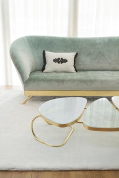 Sofá Loveseat Cambridge al estilo de los años 30 hecho a mano en Portugal by Greenapple