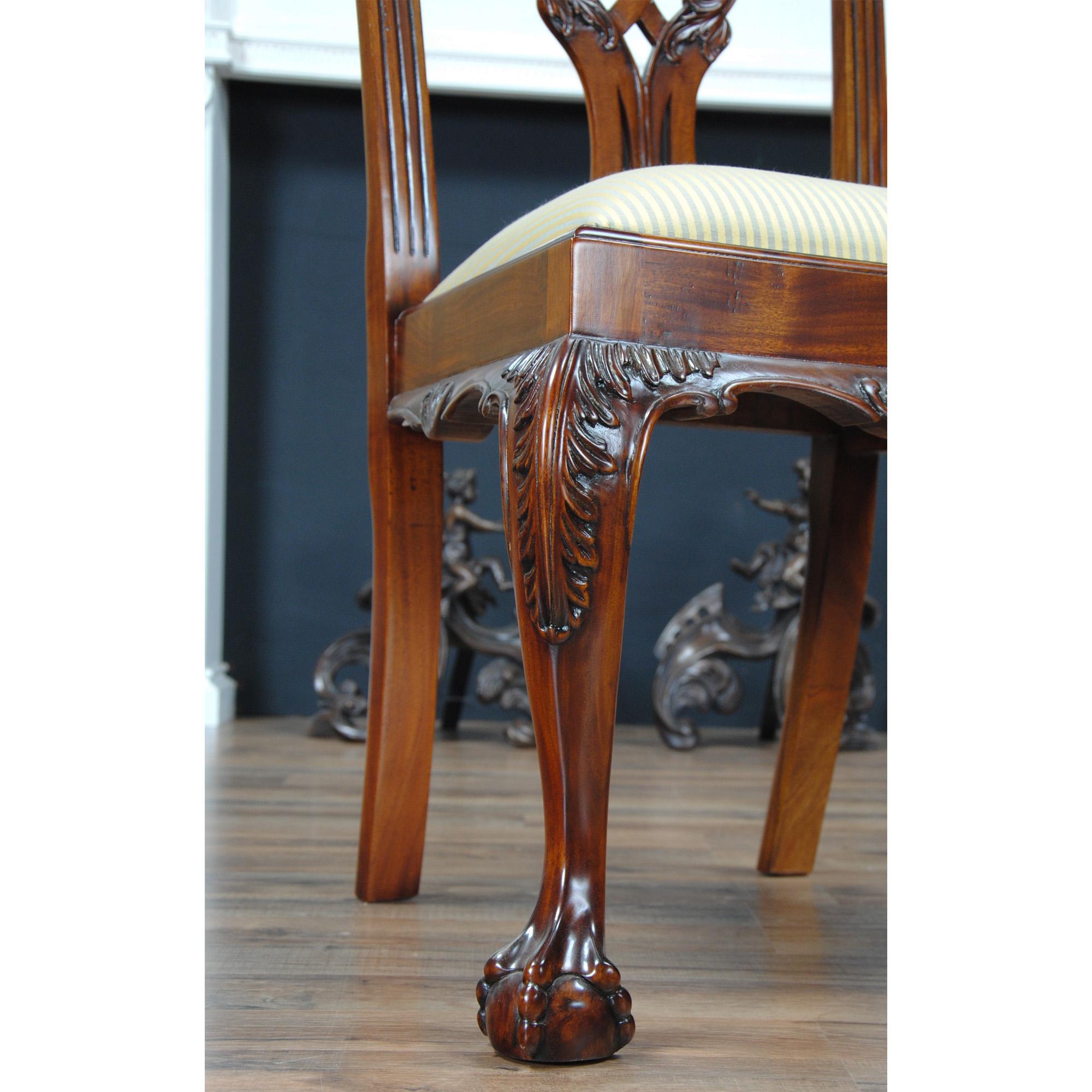 Cambridge Mahogany Chairs, Set of 10 For Sale 5
