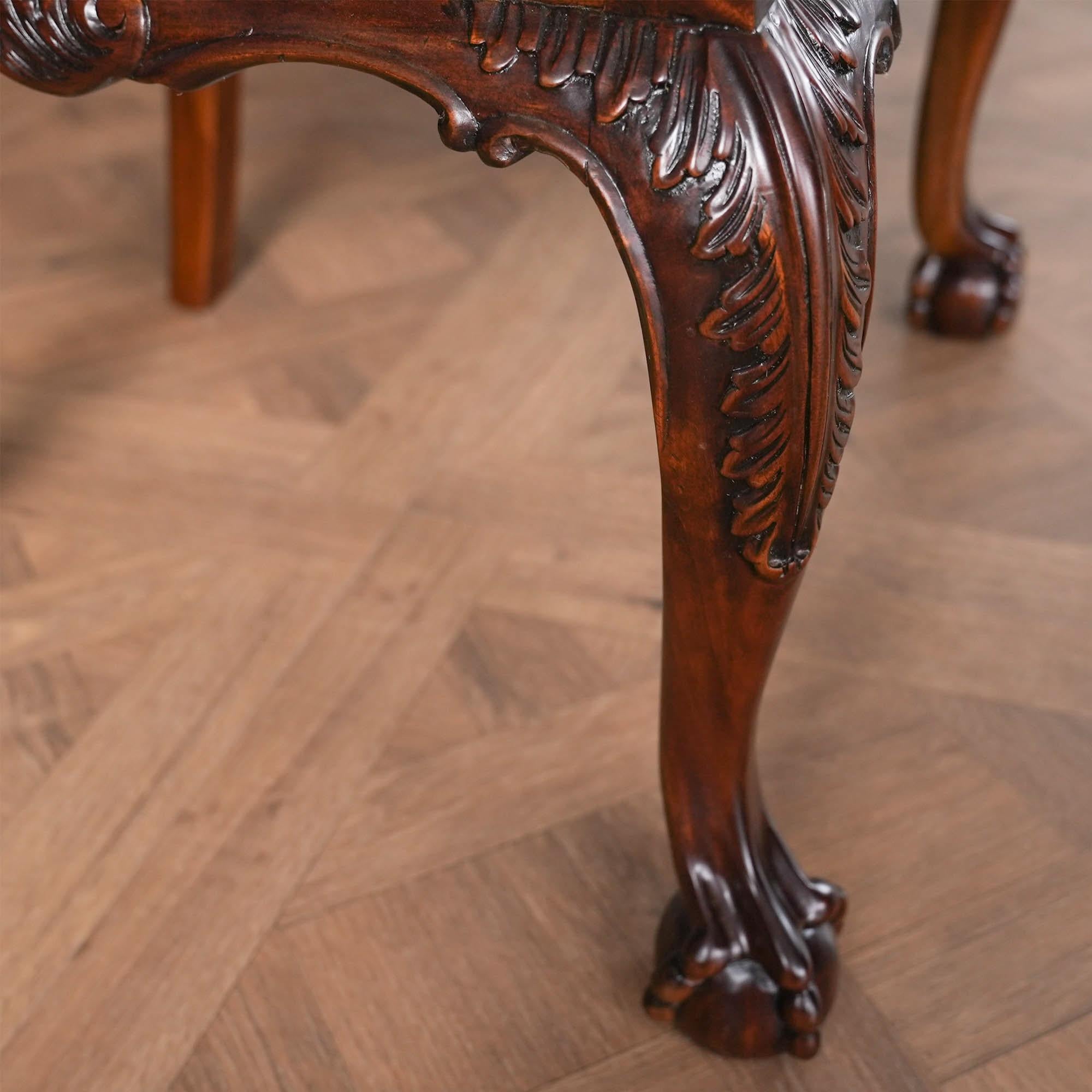 Sedie Cambridge in mogano, set da 10 in vendita 4