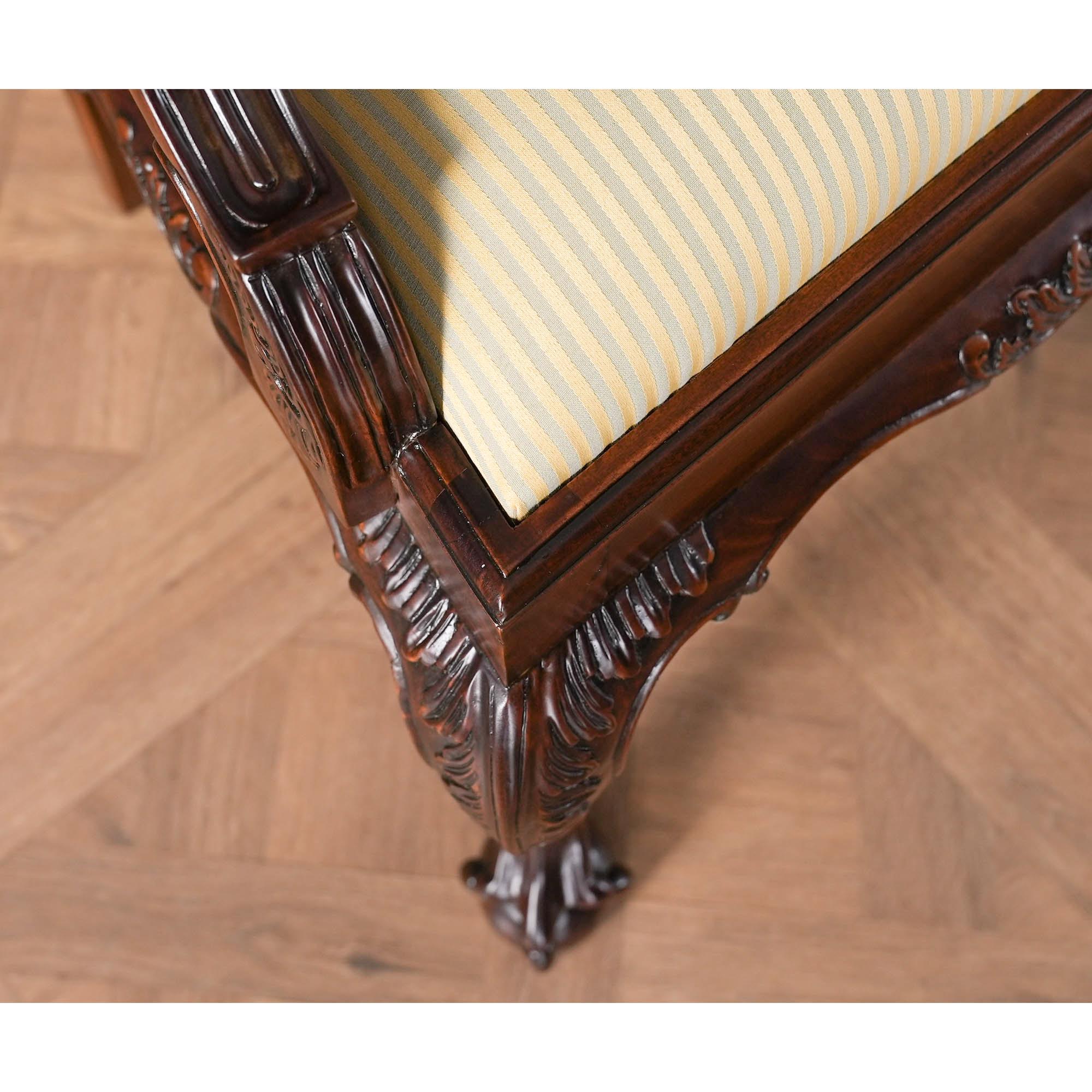 Sedie Cambridge in mogano, set da 10 in vendita 6