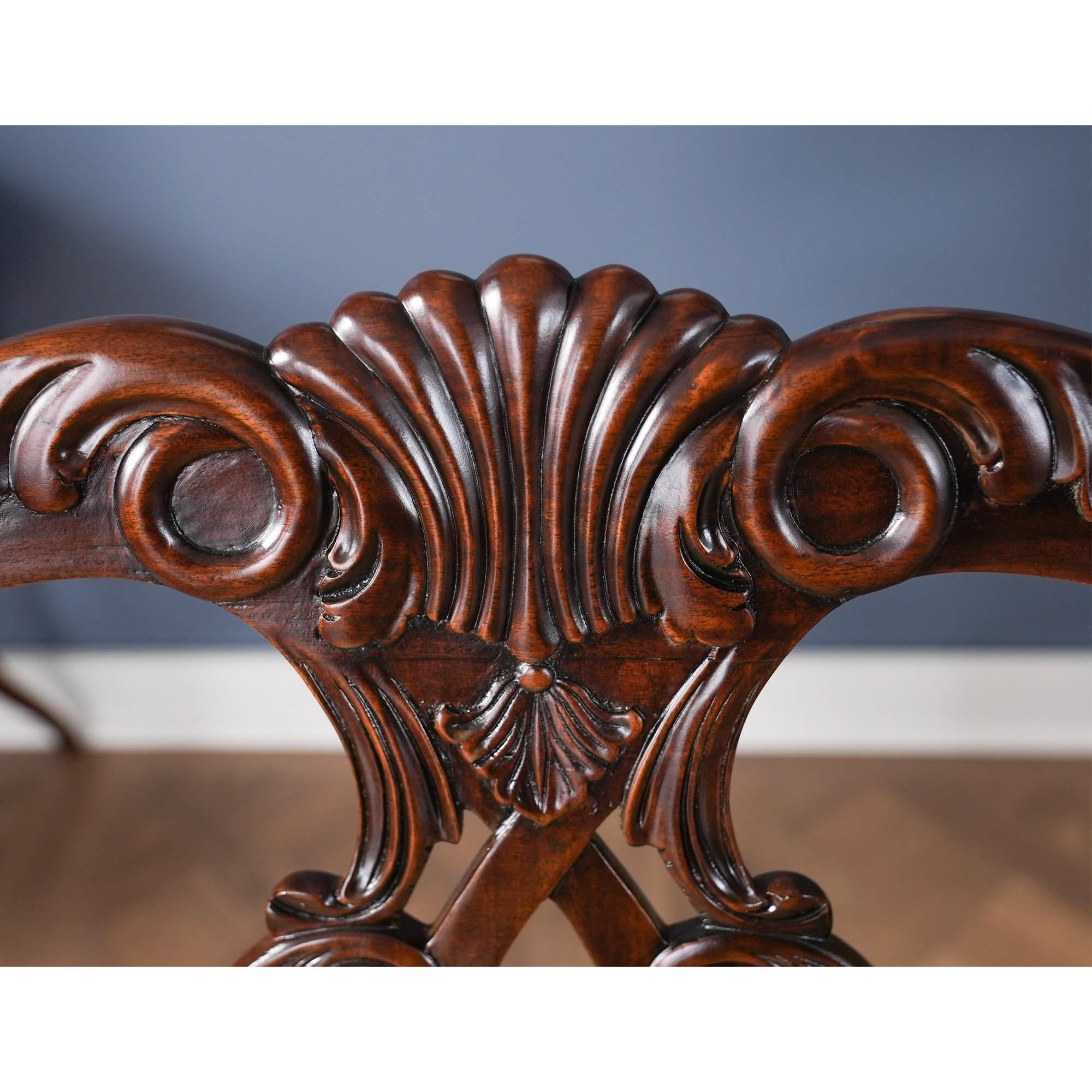 Sedie Cambridge in mogano, set da 10 in vendita 7