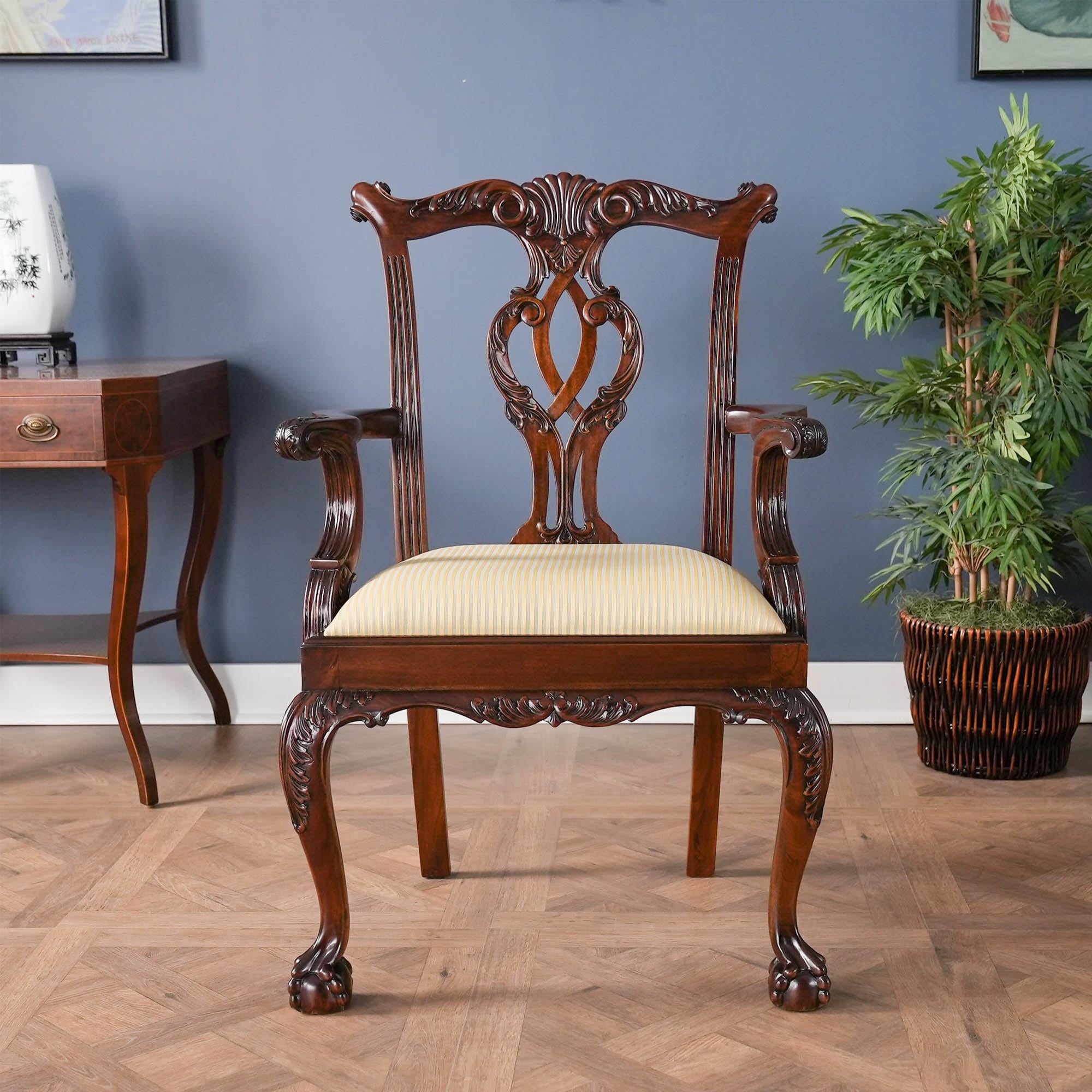 Sedie Cambridge in mogano, set da 10 in vendita 8