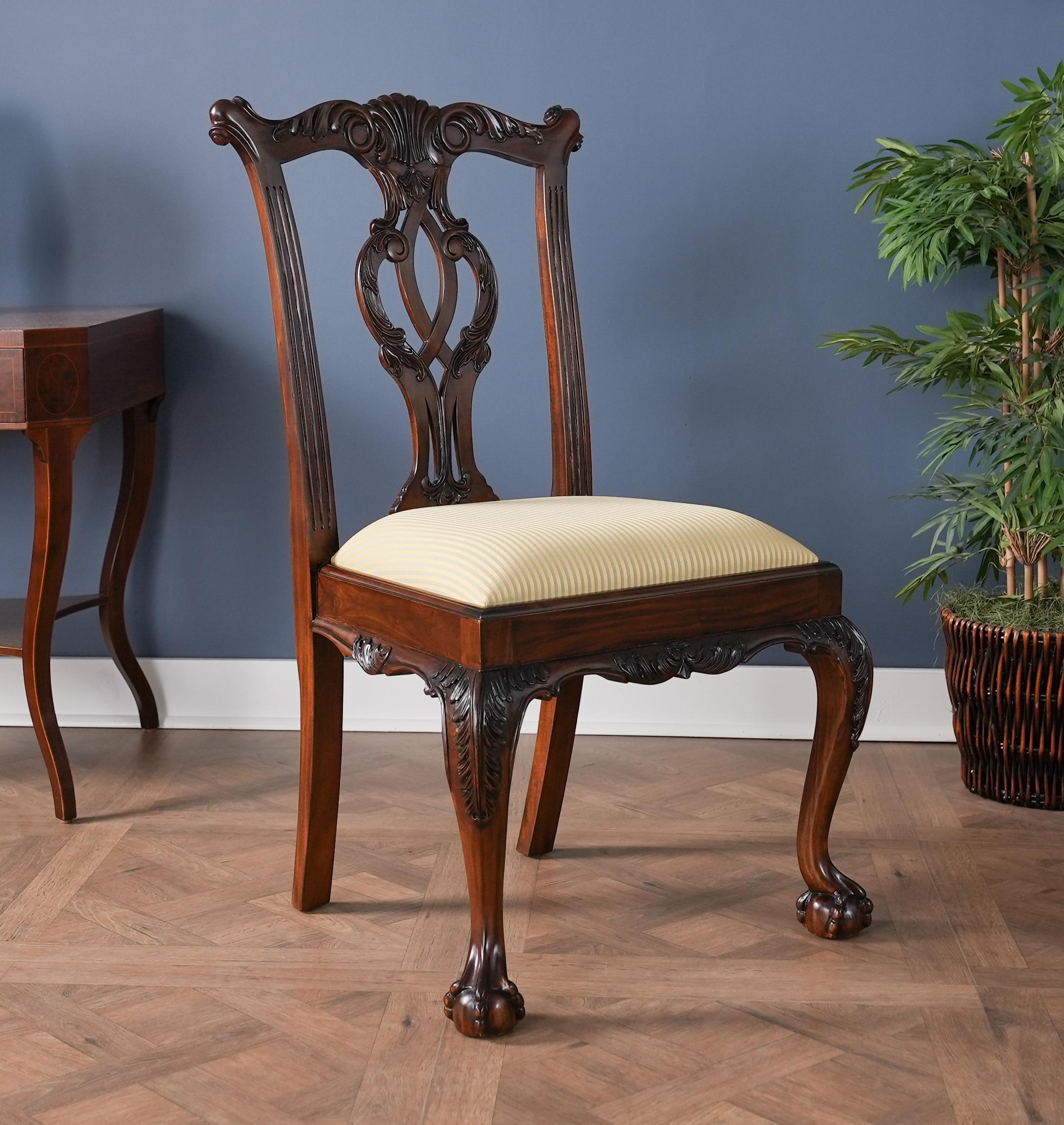 Sedie Cambridge in mogano, set da 10 in vendita 11