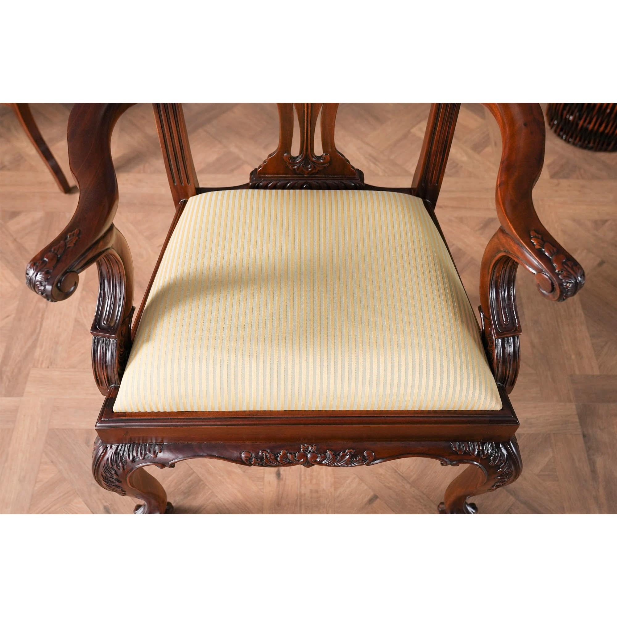 XXI secolo e contemporaneo Sedie Cambridge in mogano, set da 10 in vendita