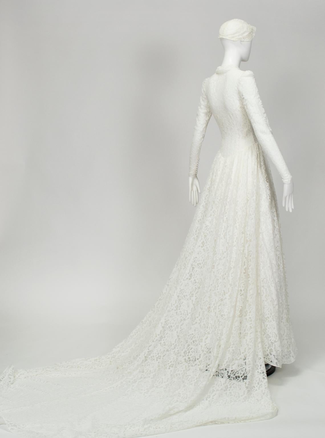 grace kelly white chiffon dress