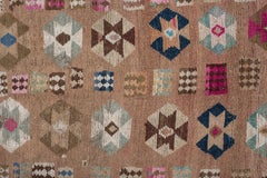 Camel and Jewel Tone Gabbeh Rug