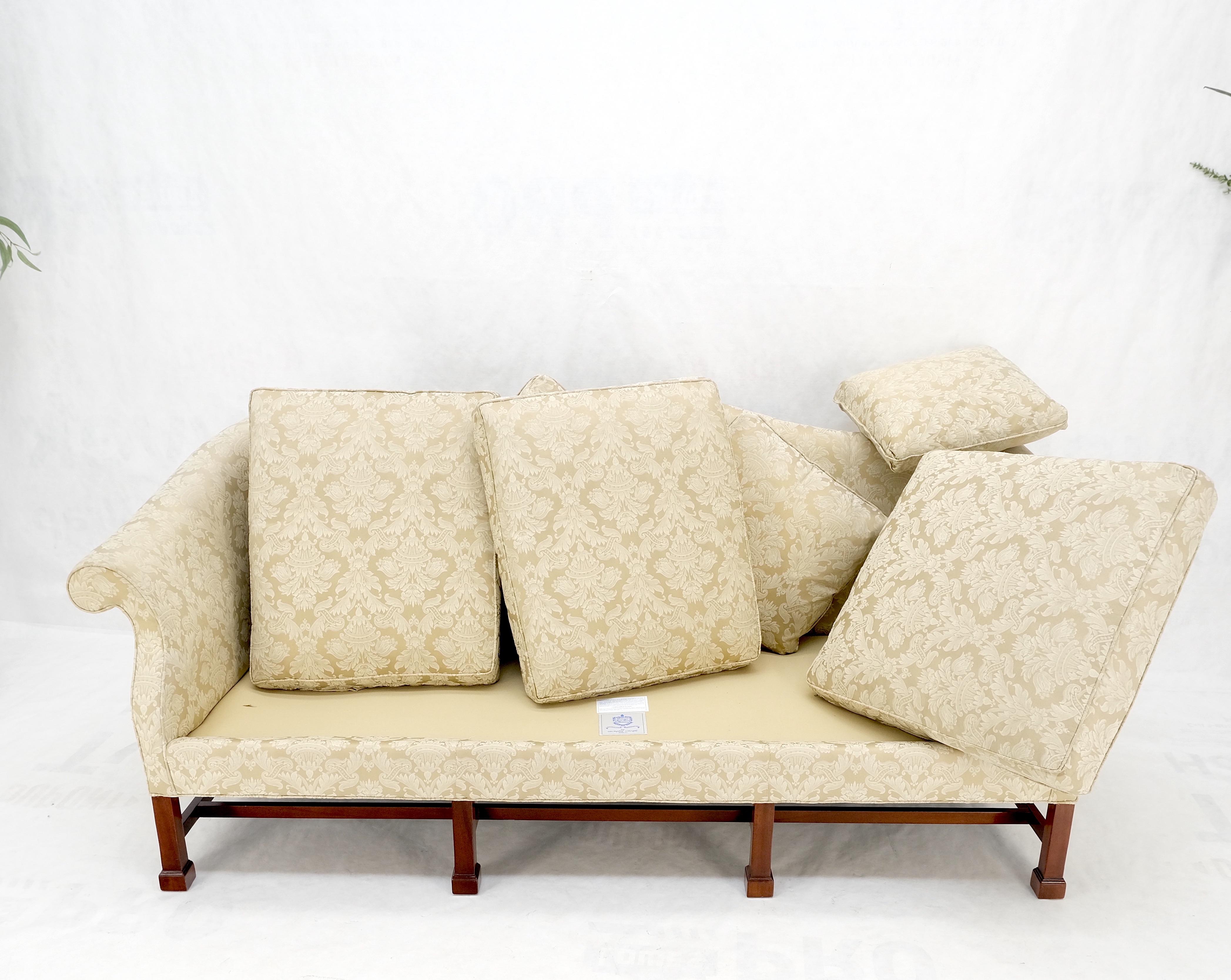 Mahagoni-Sofa mit Kamelrücken im Federal-Stil und Stretcher-Sofa MINT! im Angebot 6