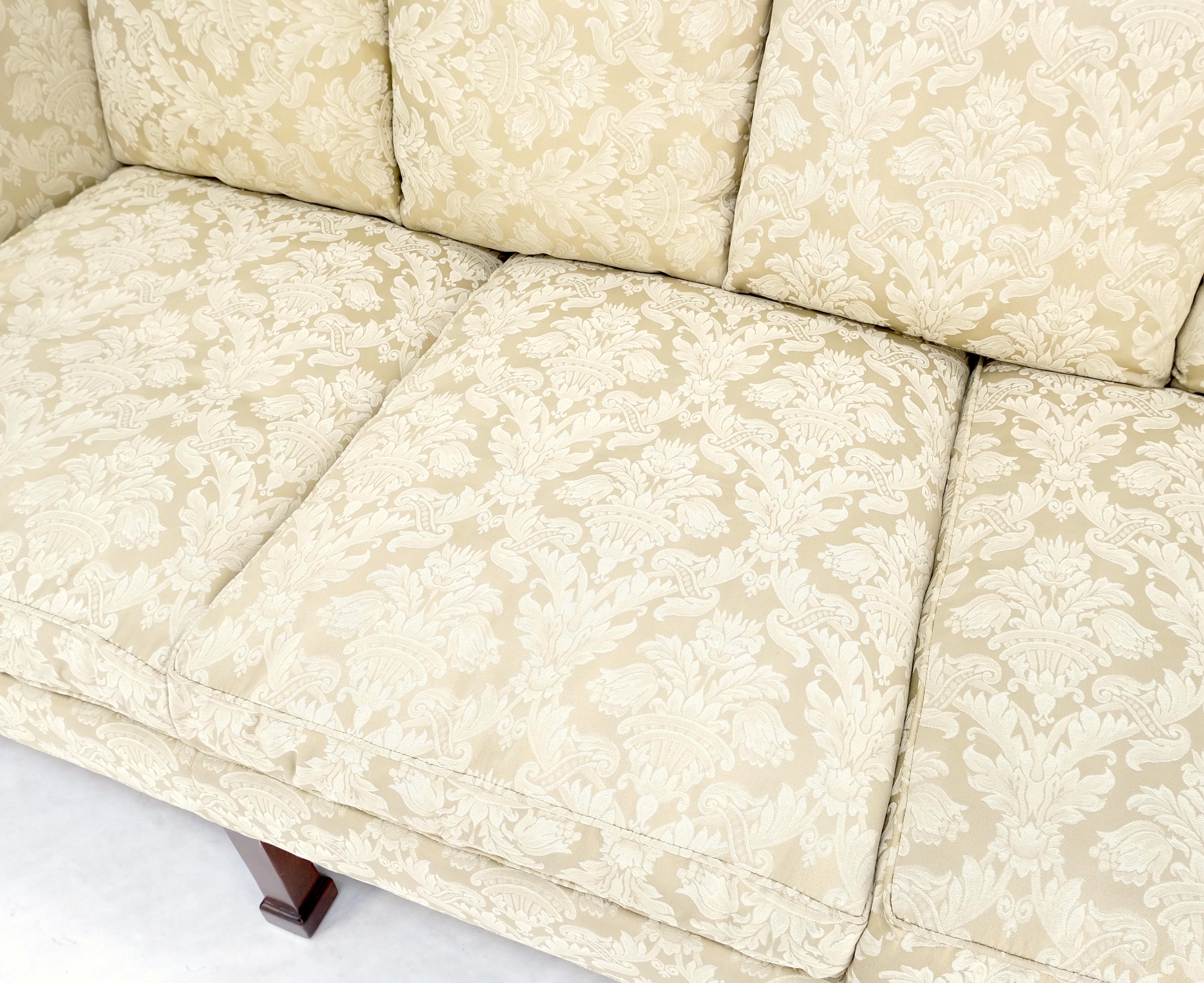 Mahagoni-Sofa mit Kamelrücken im Federal-Stil und Stretcher-Sofa MINT! im Angebot 7
