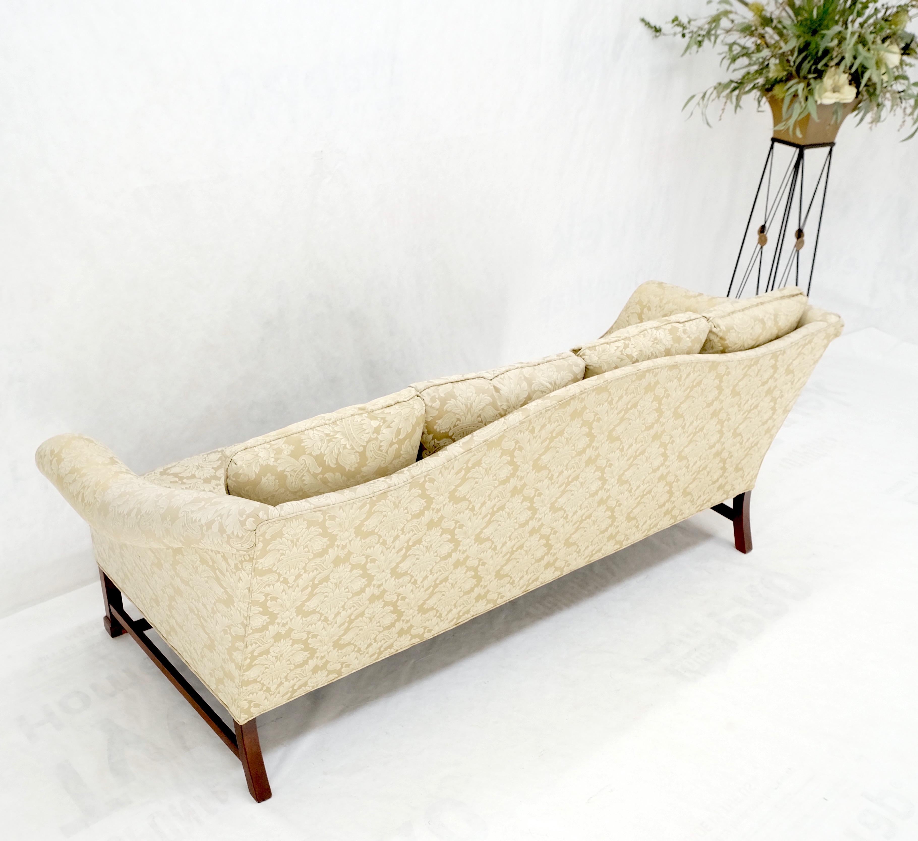 Mahagoni-Sofa mit Kamelrücken im Federal-Stil und Stretcher-Sofa MINT! im Angebot 10