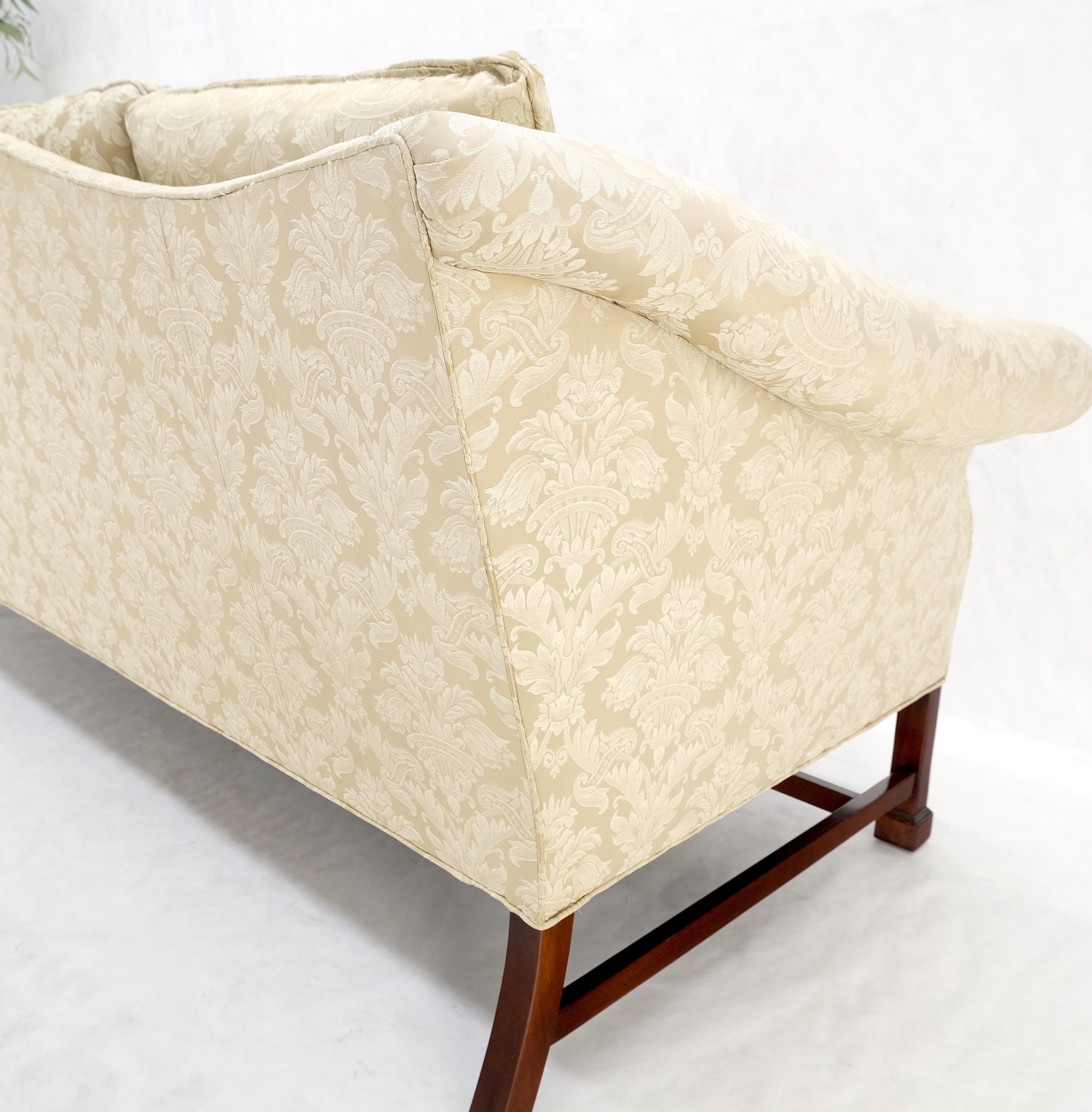 Mahagoni-Sofa mit Kamelrücken im Federal-Stil und Stretcher-Sofa MINT! im Angebot 12