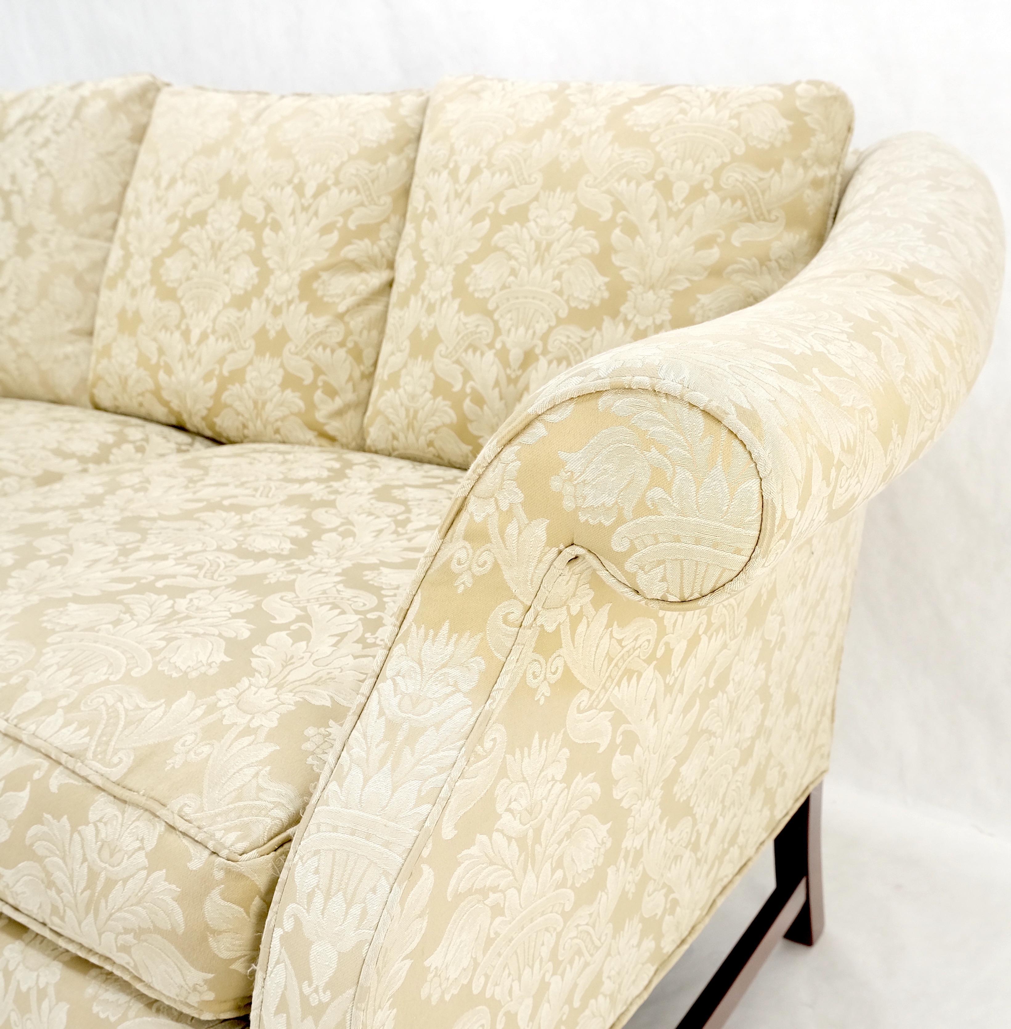 Mahagoni-Sofa mit Kamelrücken im Federal-Stil und Stretcher-Sofa MINT! (20. Jahrhundert) im Angebot