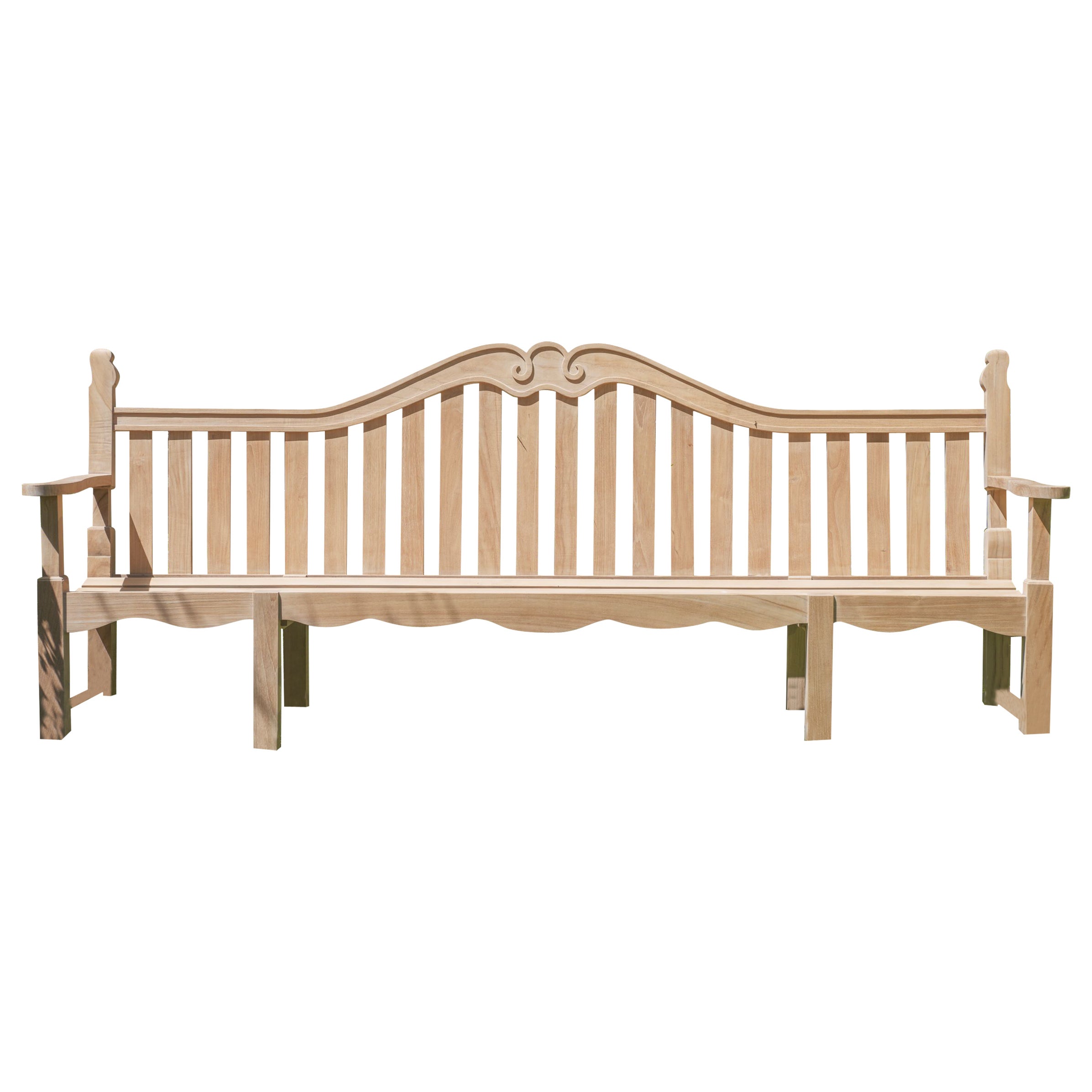 Kamelrücken-Gartenbank im Angebot