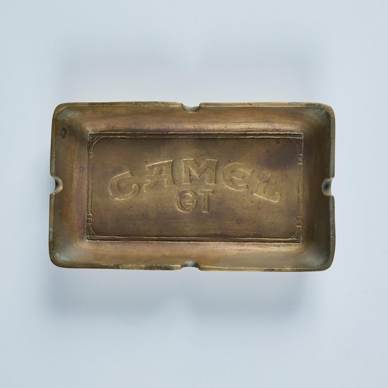 camel cigarette ashtray Camel Brass Ashtray at 1stDibs