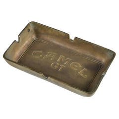 Vintage Camel Brass Ashtray