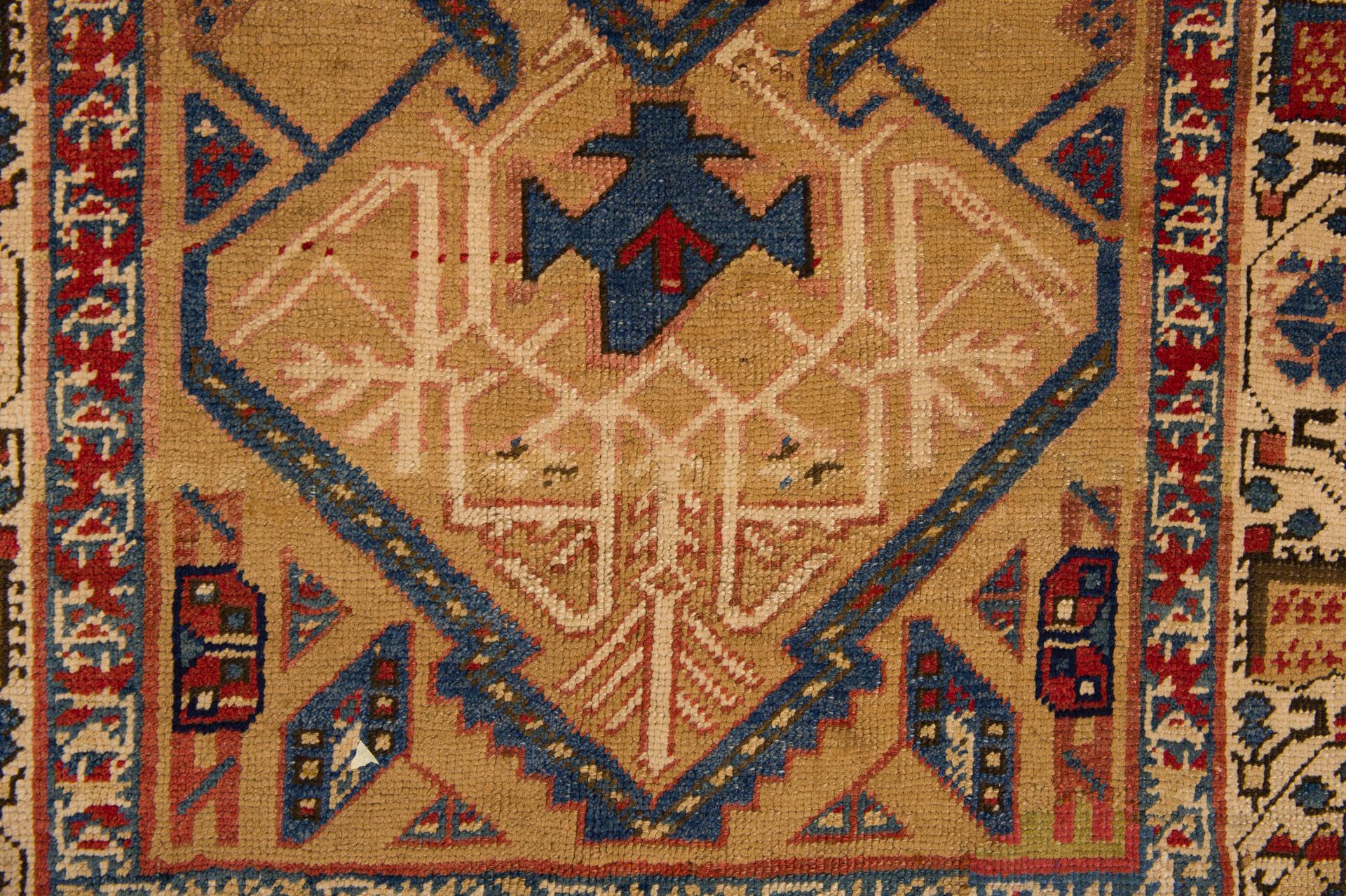 Wool Camel Carpet from Azerbaijan For Sale