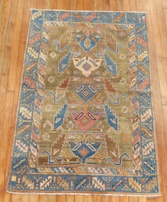Zabihi Collection Camel Color Persian Hamedan Rug
