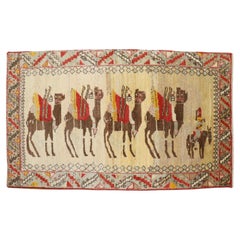 Camel Donkey Anatolian Pictorial Rug