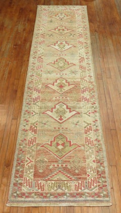 Zabihi Collection Geometric Turkish Anatolian Runner