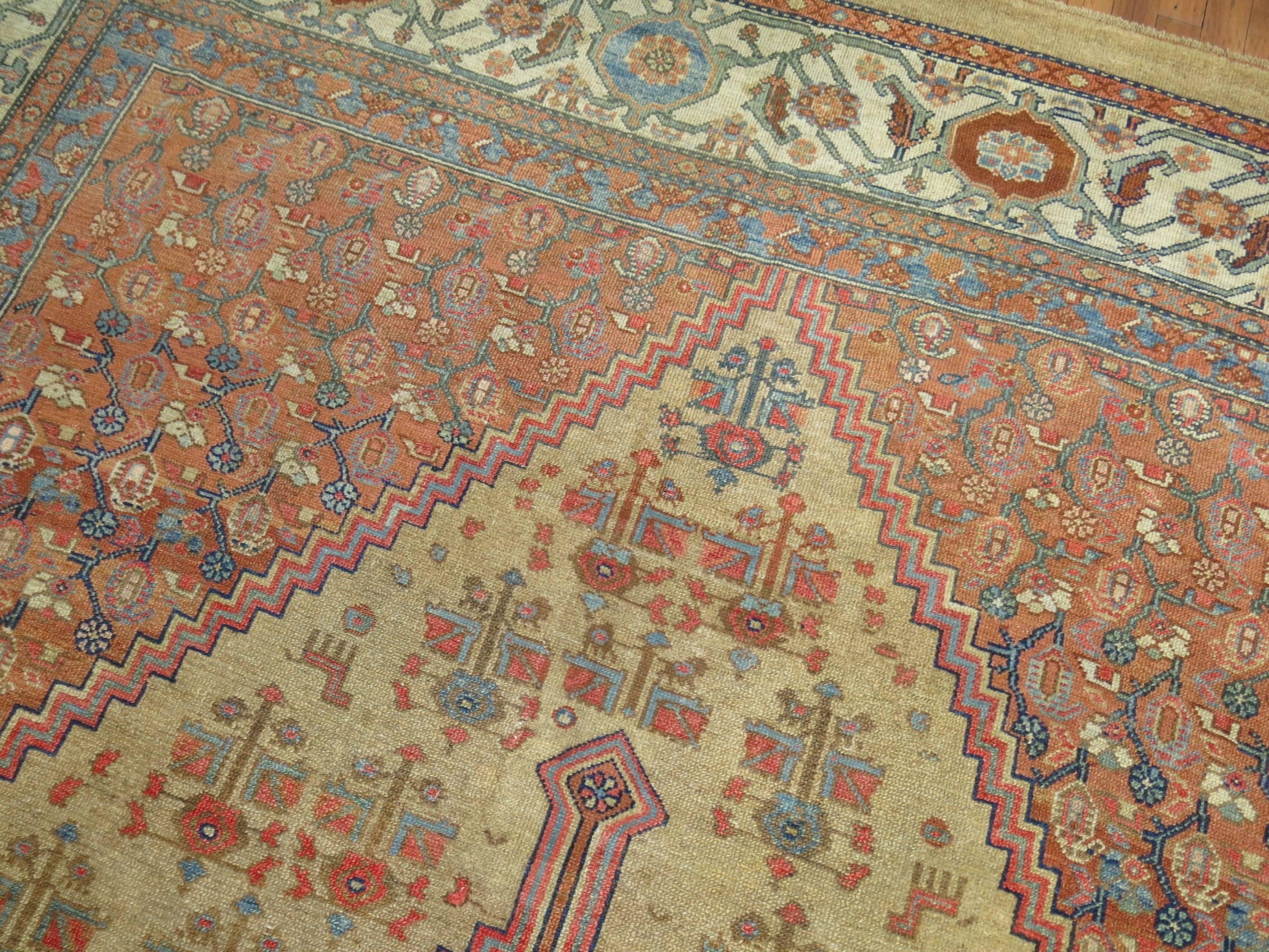 Camel Field Serab Room Size Rug For Sale 2