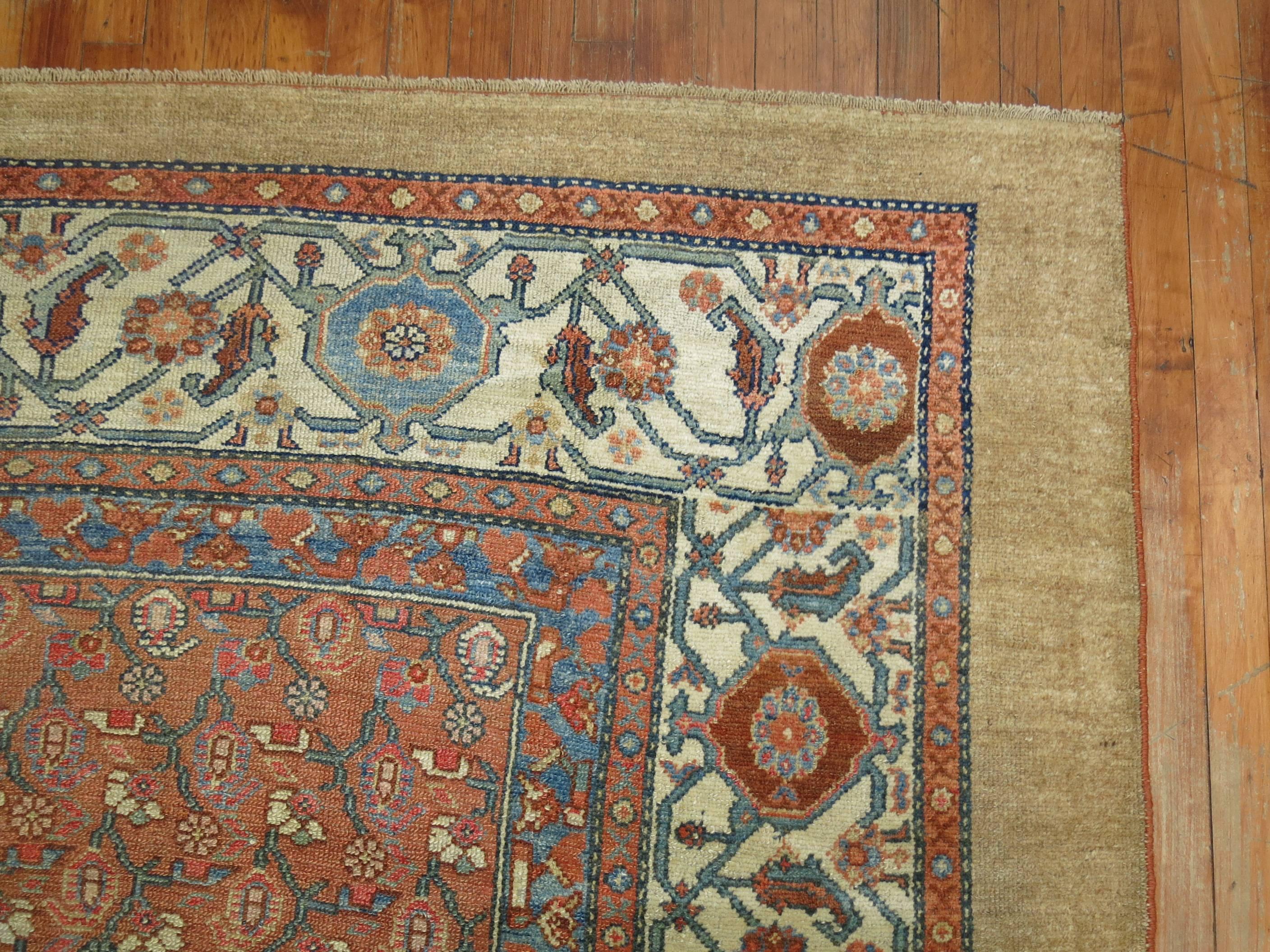 Camel Field Serab Room Size Rug For Sale 3