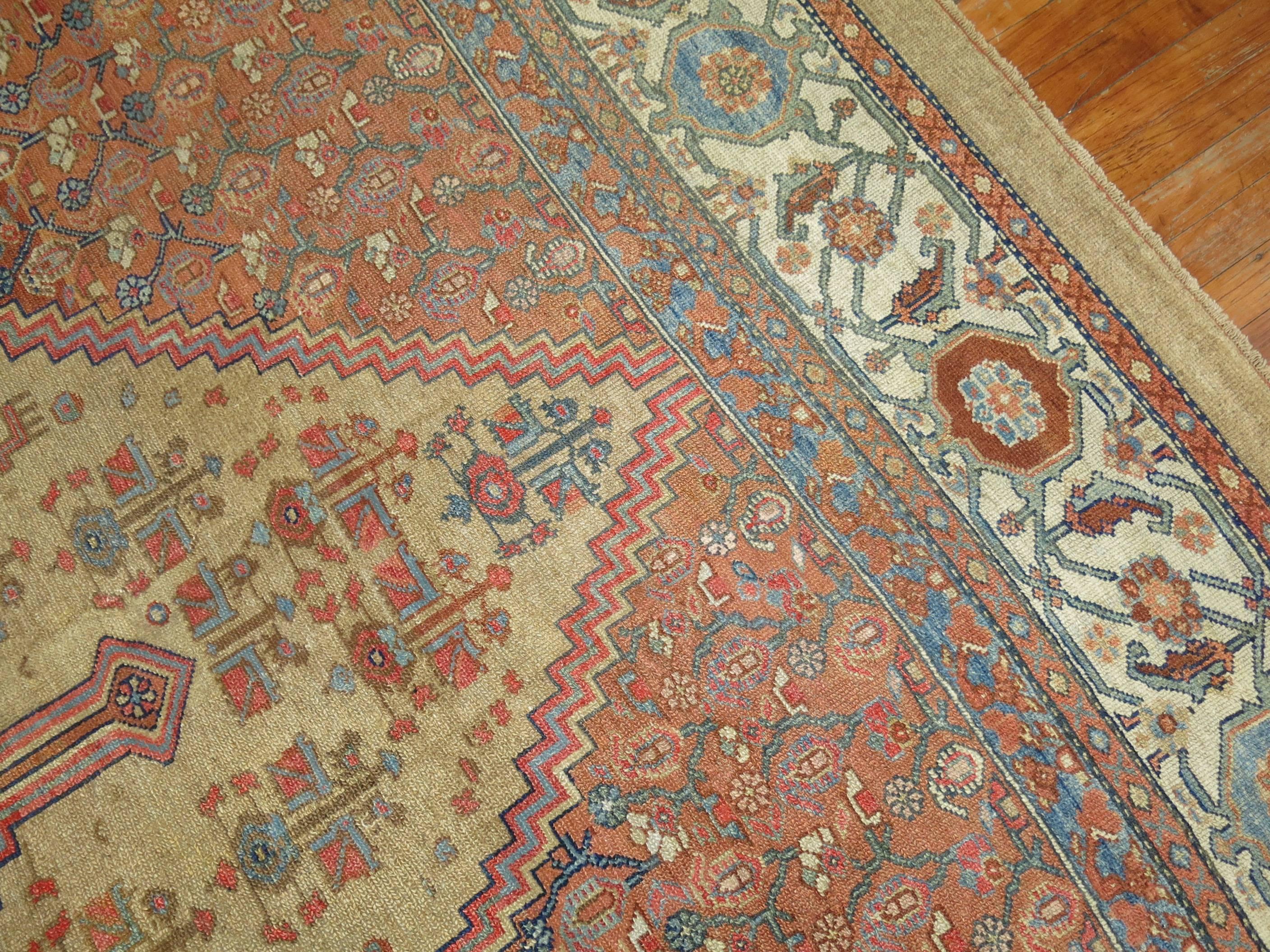 Camel Field Serab Room Size Rug For Sale 4
