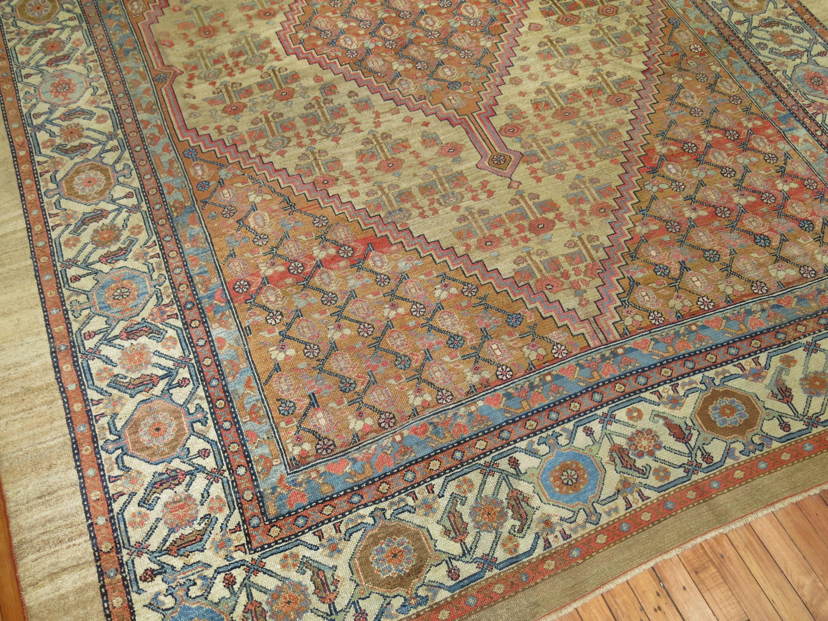 Camel Field Serab Room Size Rug For Sale 6