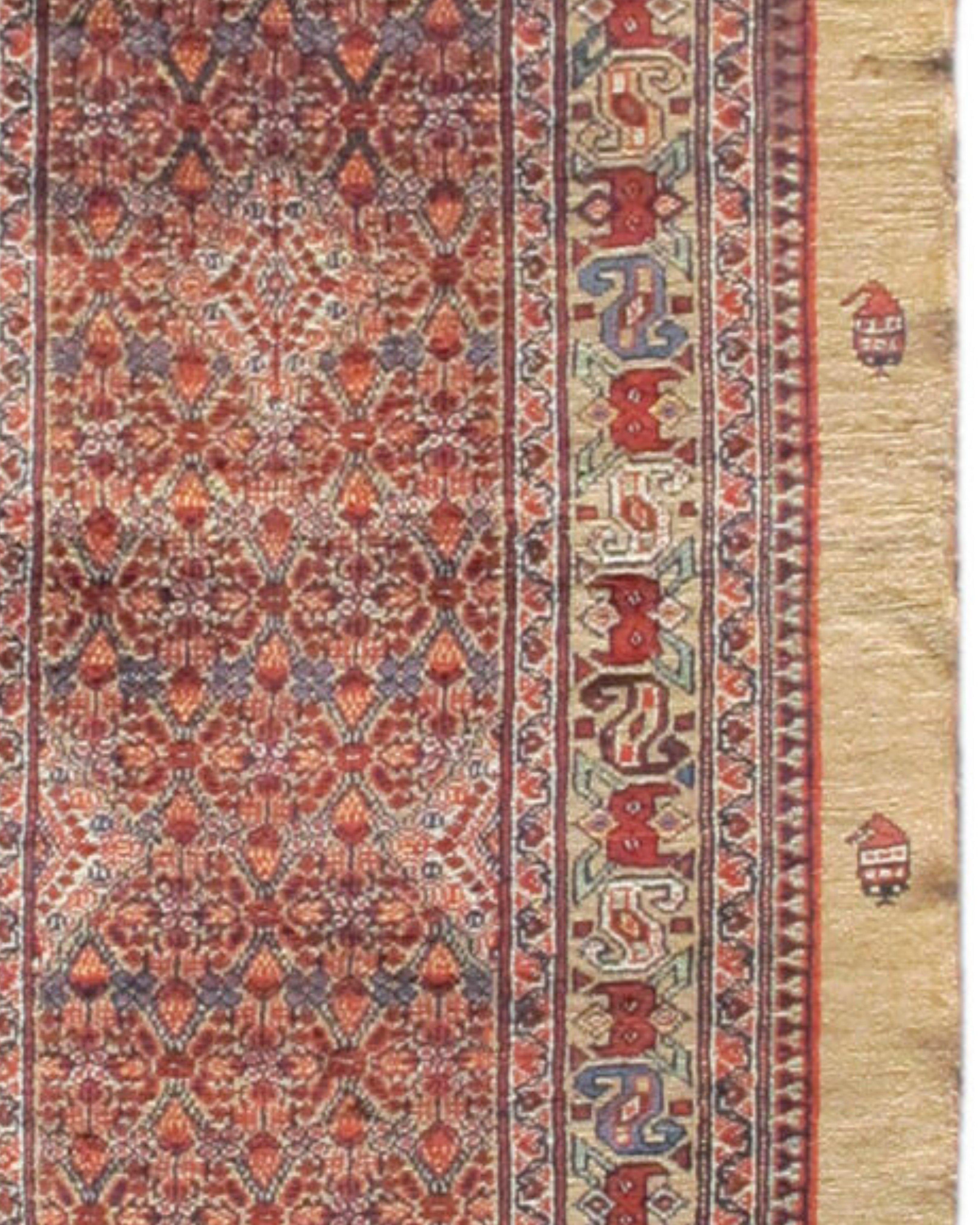 Camel Hamadan Runner Rug, Early 20th century

Additional Information:
Dimensions: 3'9
