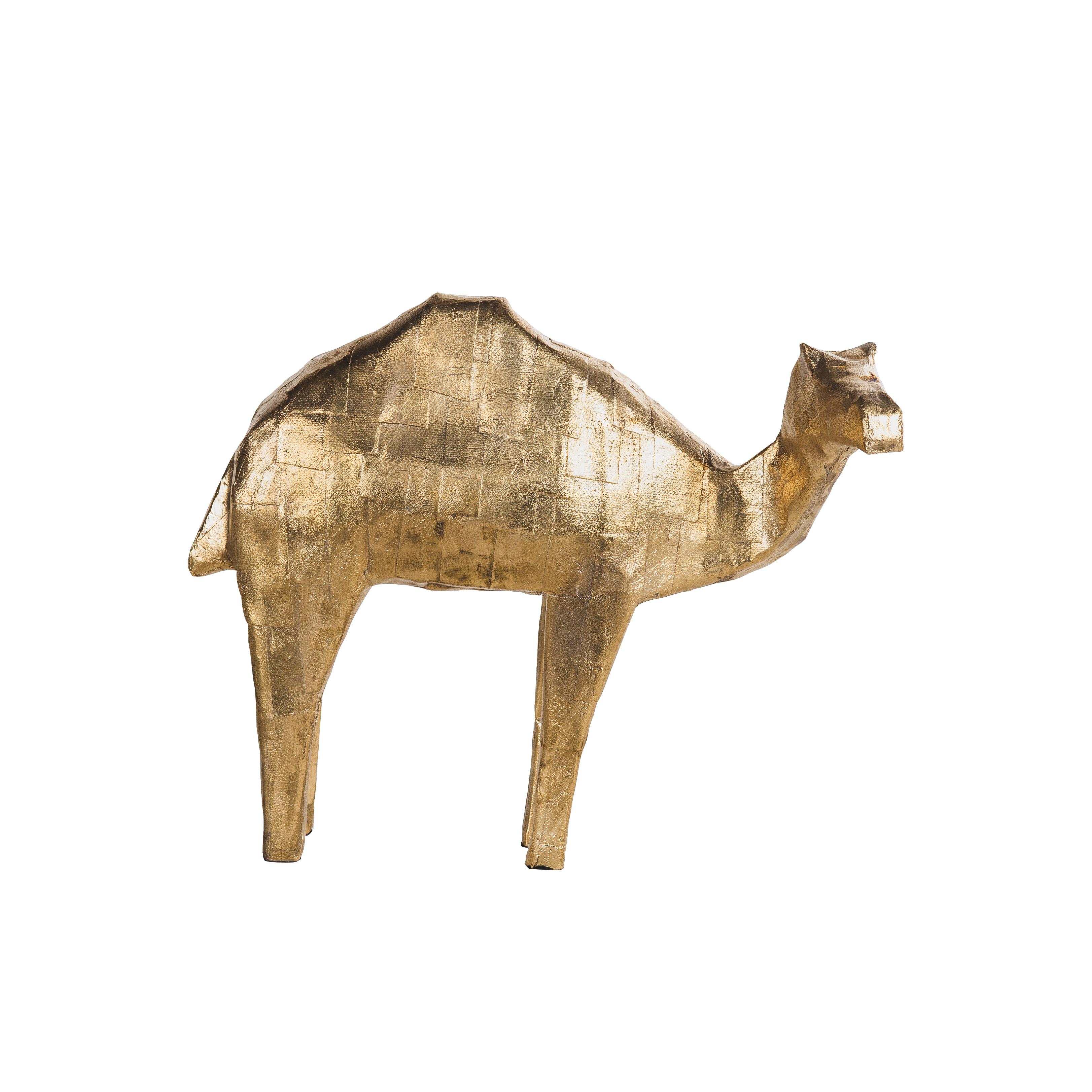 Kamel-Skulptur von Pulpo
Abmessungen: T22 x B8,5 x H18,5cm.
Materialien: Bronze.


Ein Absturz, ein Turm, eine Herde, ein Schwarm. Wie auch immer man diese Gruppe nennt, sie gehören einfach zusammen. Der deutsche Designer Kai Linke hat,
