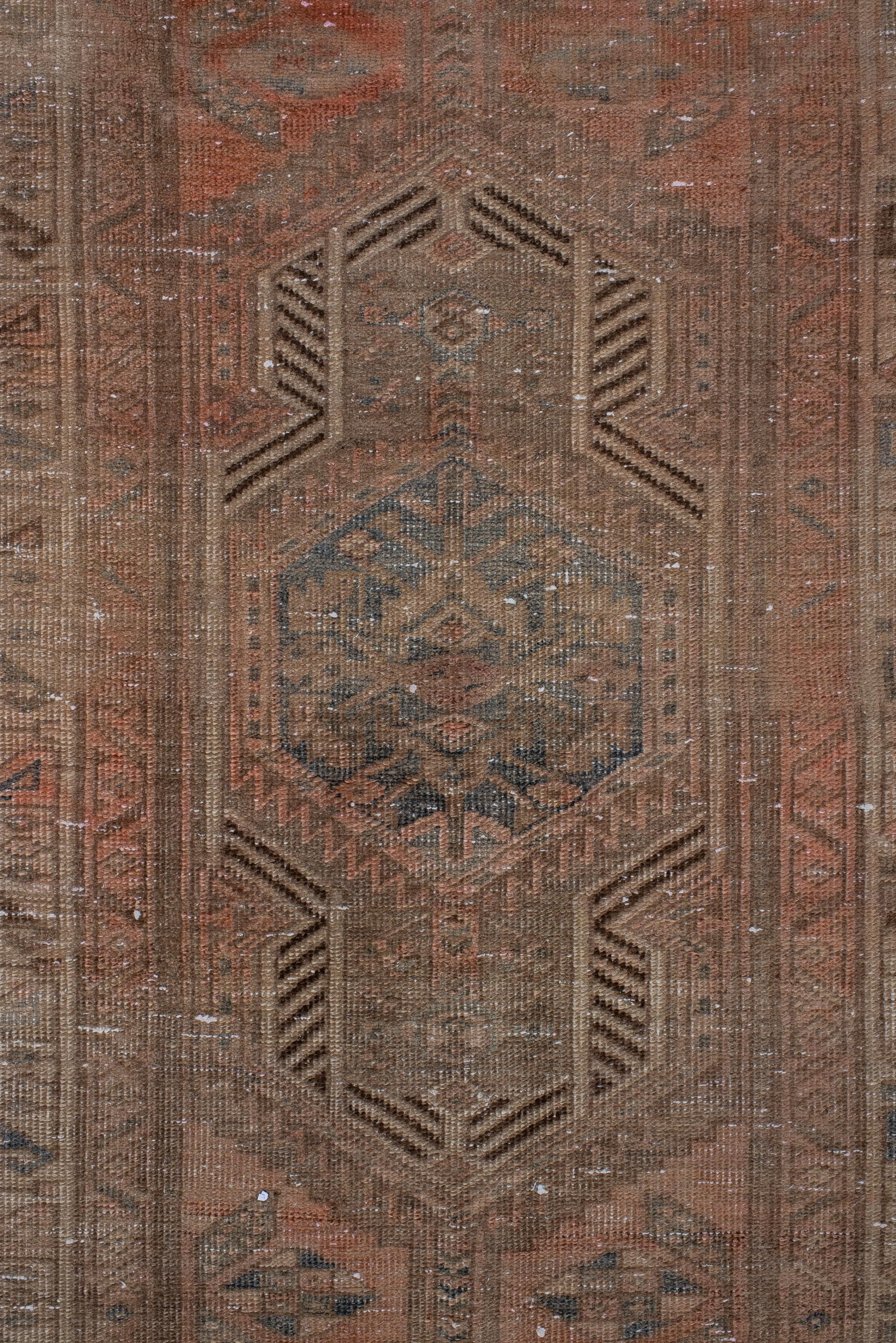 Hand-Knotted Camel Tone Antique Sarab, Early 20th Century For Sale