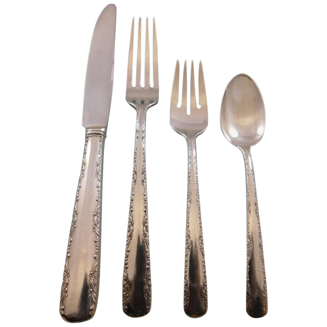 Camellia by Gorham Sterling Silver Flatware Set for 8 Service 41 Pieces Dinner