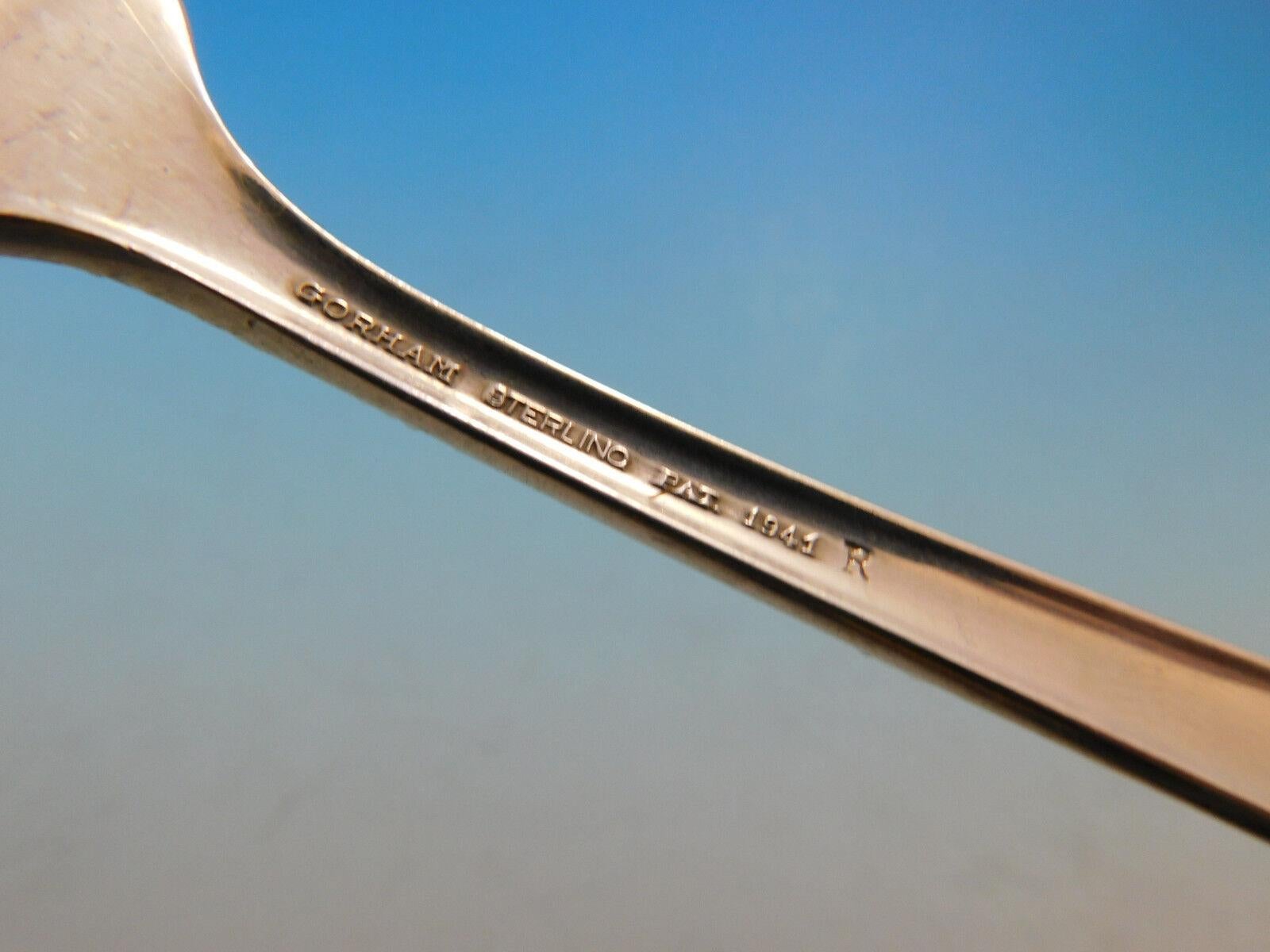 Camellia by Gorham Sterling Silver Flatware Set for 8 Service 48 Pieces In Excellent Condition For Sale In Big Bend, WI