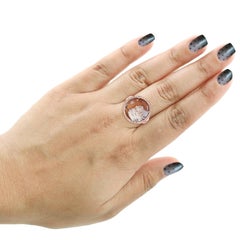 Bague de rêve camée en or 18 carats et diamants