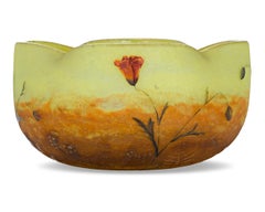 Cameo Glass Bowl by Daum Nancy