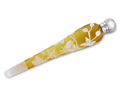 Frasco de perfume de vidrio camafeo de Thomas Webb & Sons