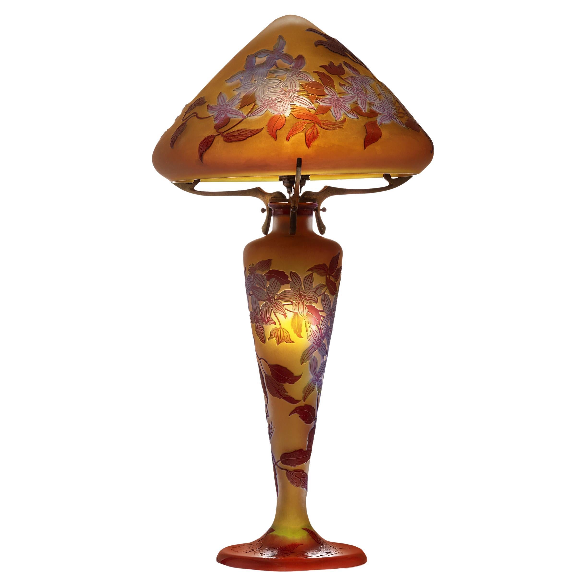 Cameo Lamp by Émile Gallé