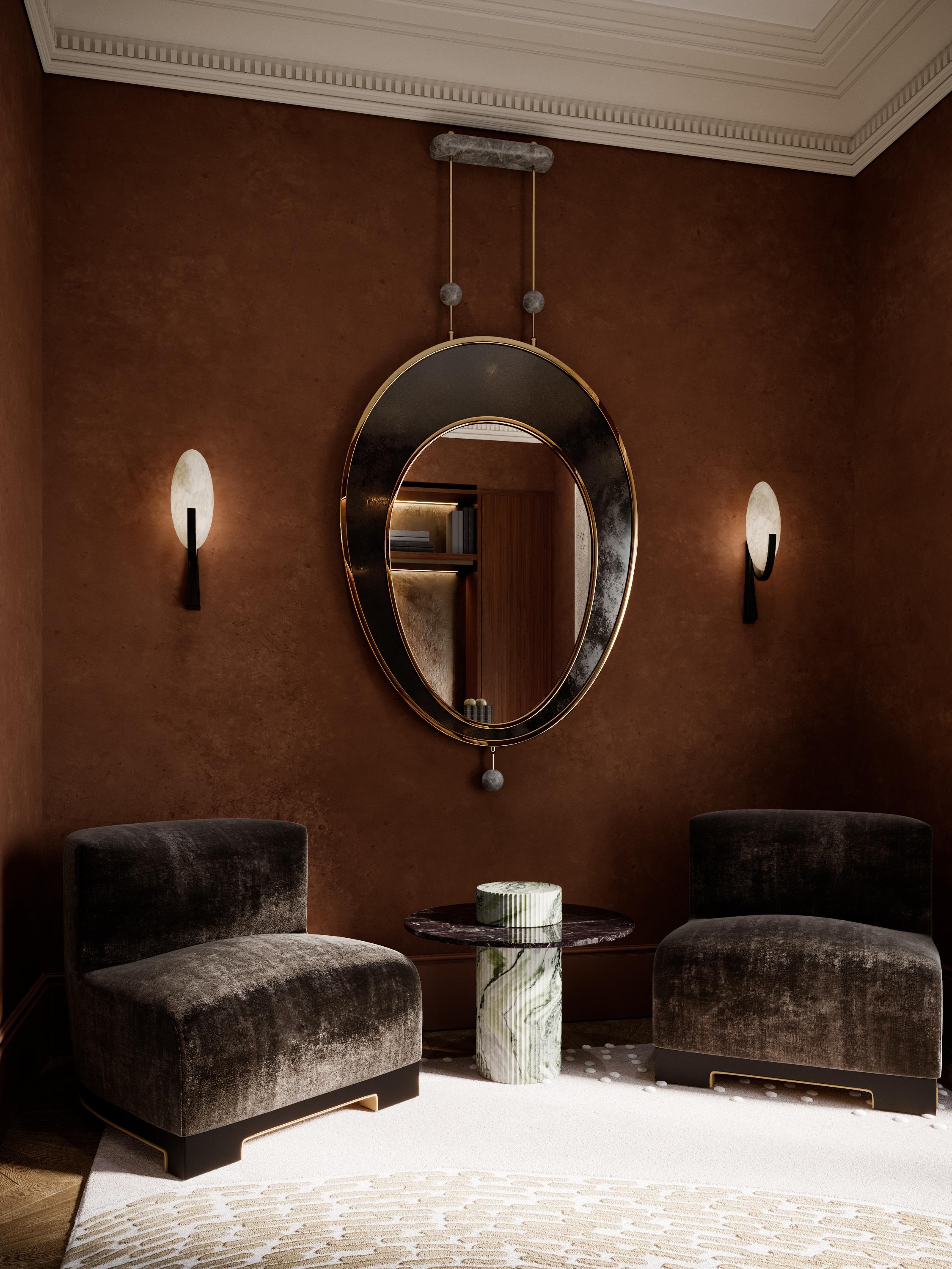 Erfrischen Sie die Schönheit Ihres Interieurs mit einem einzigartigen Cameo-Spiegel! Schaffen Sie eine romantische Aura in jedem Raum - vom Schlafzimmer bis zum Flur. Der zeitgenössische Spiegel ist von historischen Relikten inspiriert, wie z. B.
