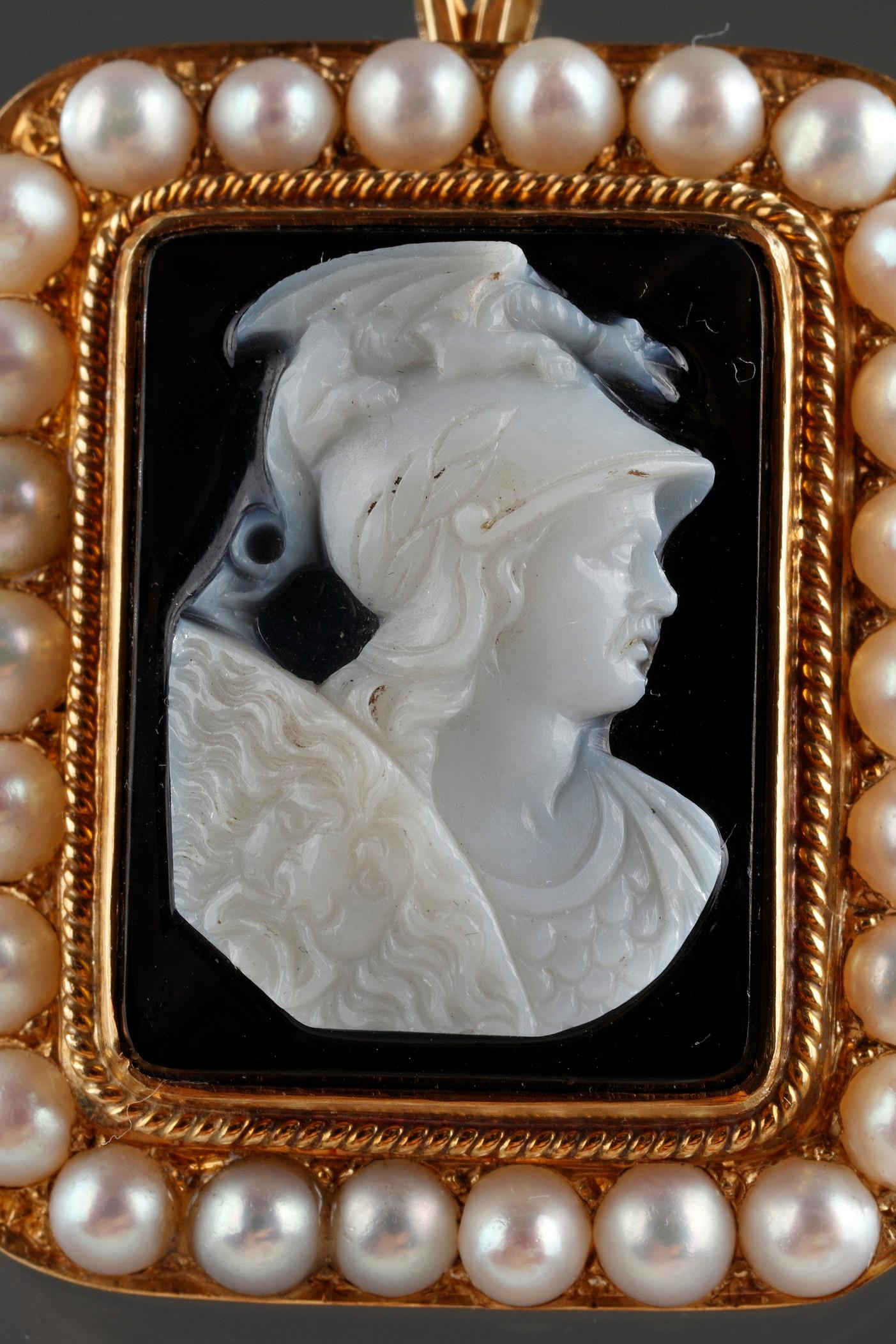 Empire Cameo on Agate Featuring Perseus, 19th Century