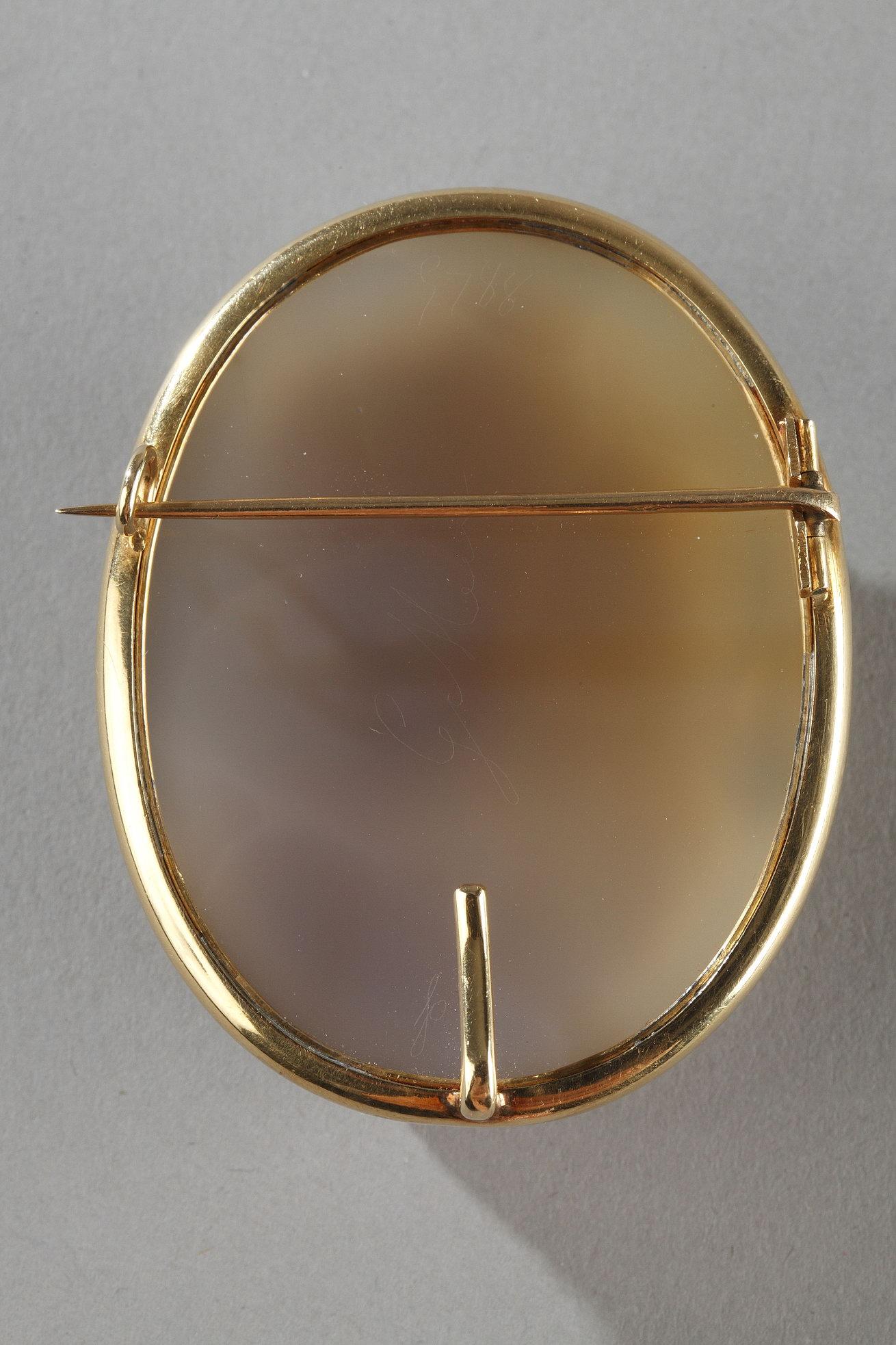 Cameo on Agate Gold Mount, 19th Century 2