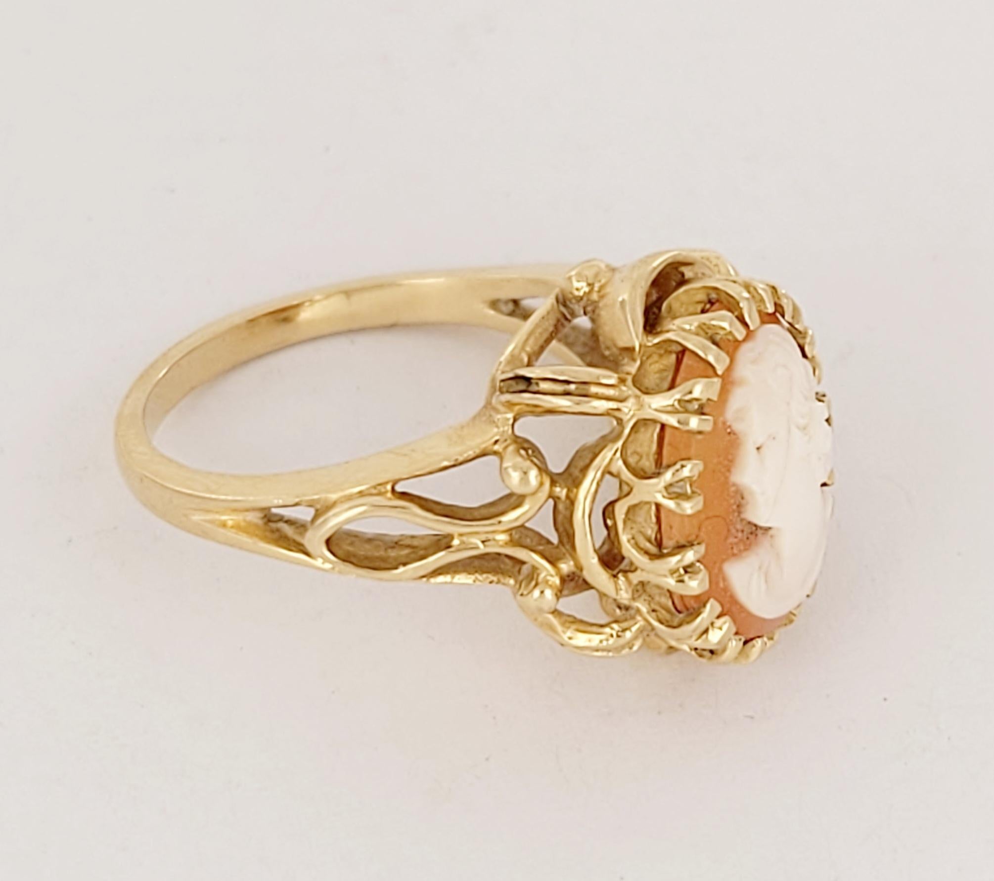 Women's Cameo Ring For Sale