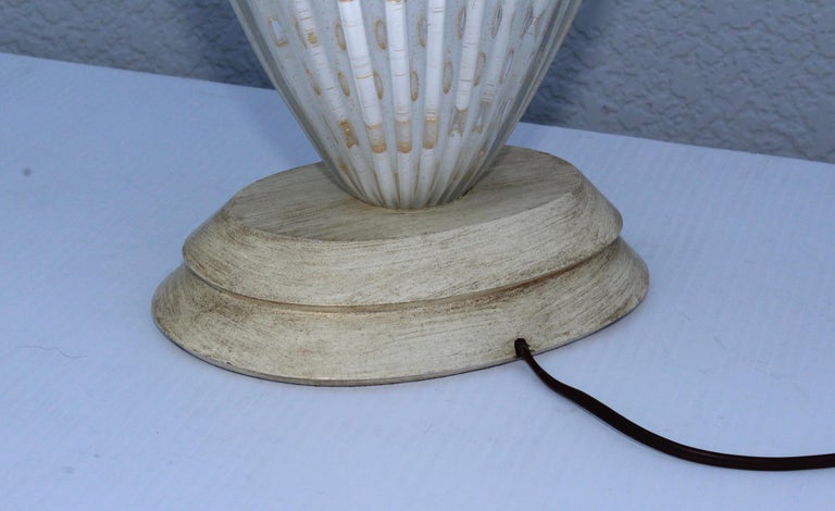1960's Murano Glass Italian Table Lamp By Camer For Sale 5