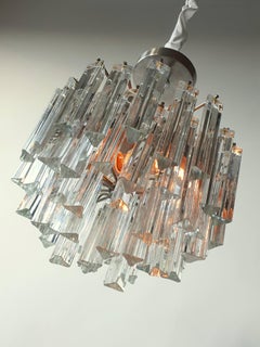 Camer, Venini Solid Glass Chandelier or Pendant, 1960s, Italy
